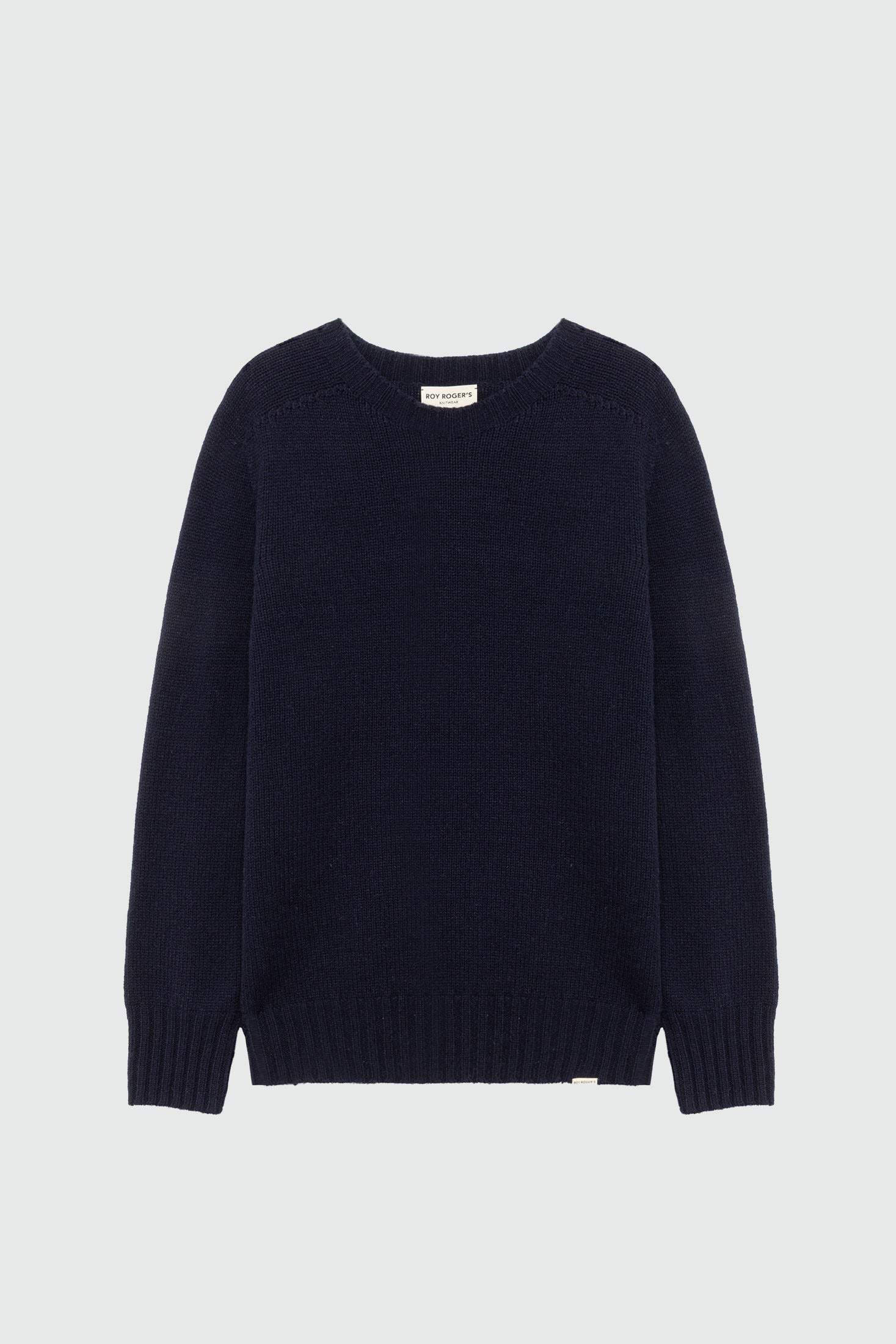 PULLOVER SOFT IN LANA MERINO BLU RRU90400CV59XXXX C0048 ROY ROGER'S 