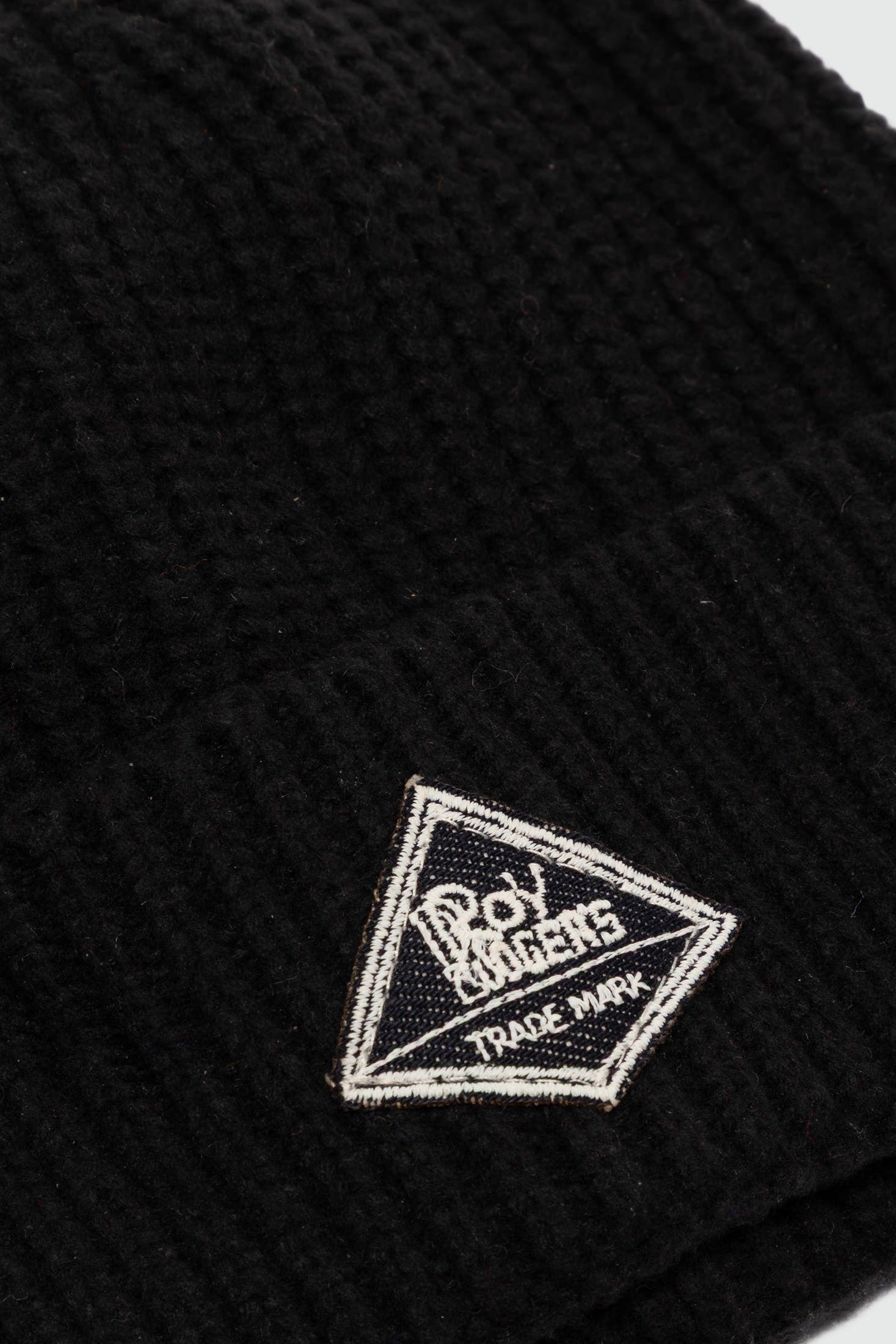 BEANIE IN MAGLIA NERO RRX943C919XXXX C0020 ROY ROGER'S 