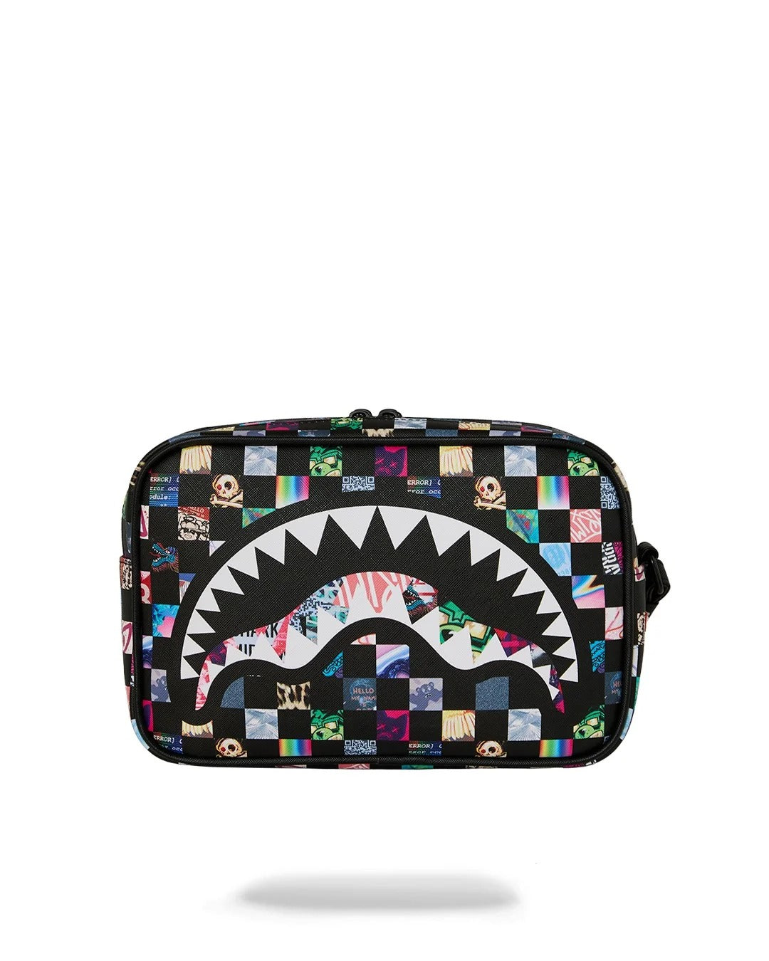 SPRAYGROUND CRAZY CHECK TOILETRY BRICK 910B9441NSZ V.UNICA SPRAYGROUND 