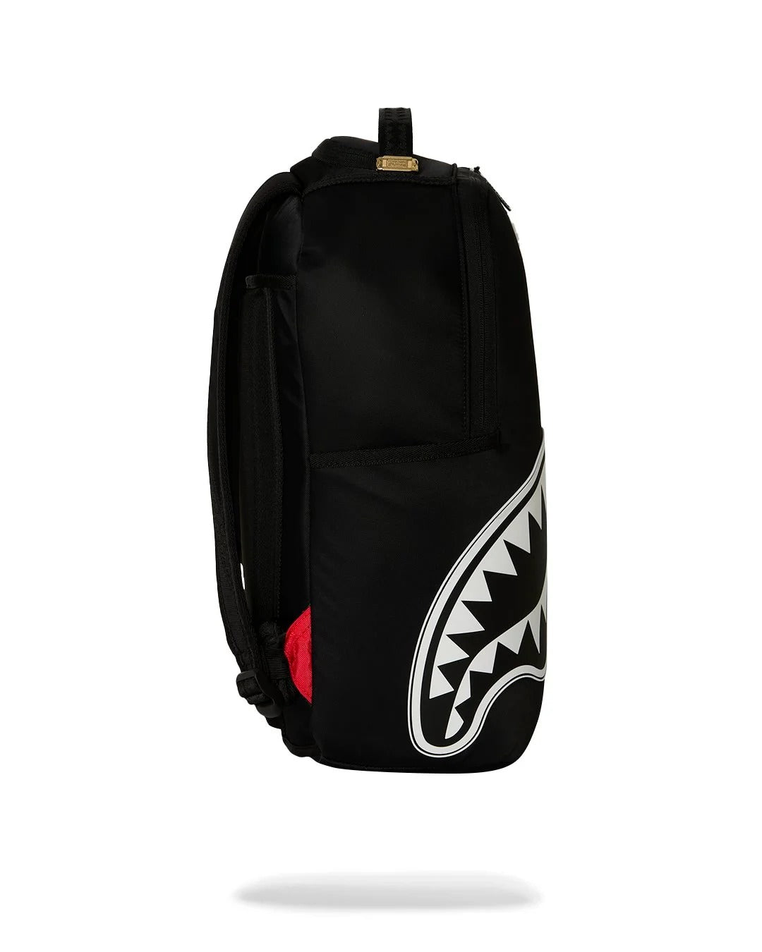 SPRAYGROUND SHARK CENTRAL WHT STENCIL SHARK BLK NYLON BACKPACK 910B9634NSZ V.UNICA SPRAYGROUND 