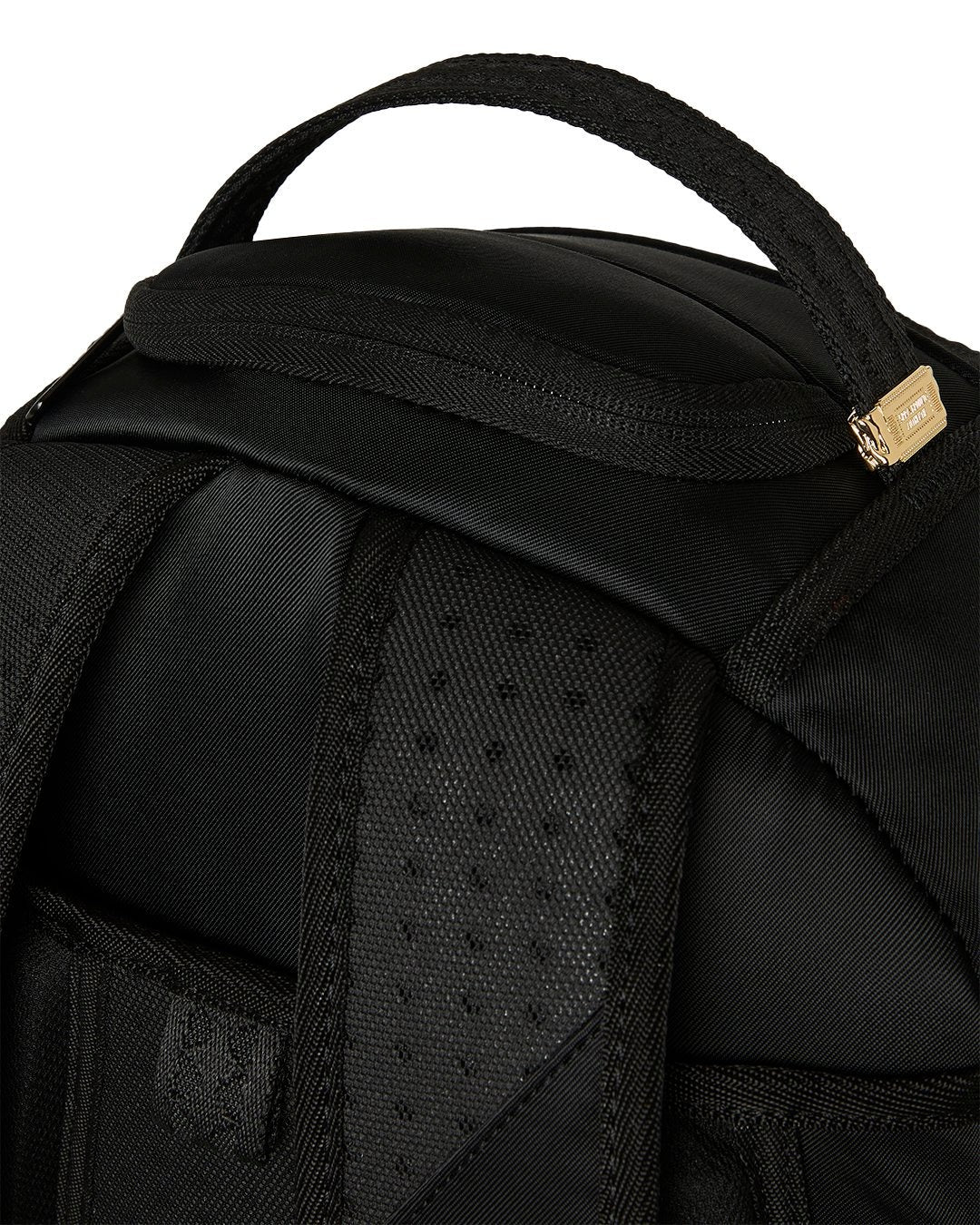 SPRAYGROUND SHARK CENTRAL WHT STENCIL SHARK BLK NYLON BACKPACK 910B9634NSZ V.UNICA SPRAYGROUND 