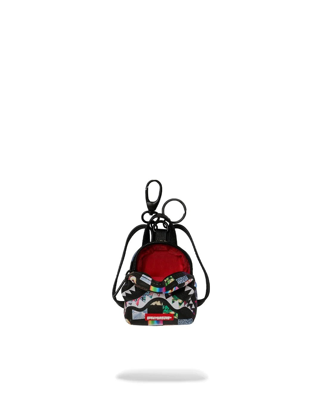 SPRAYGROUND CRAZY CHECK BACKPACK KEYCHAIN 910K9442NSZ V.UNICA SPRAYGROUND 