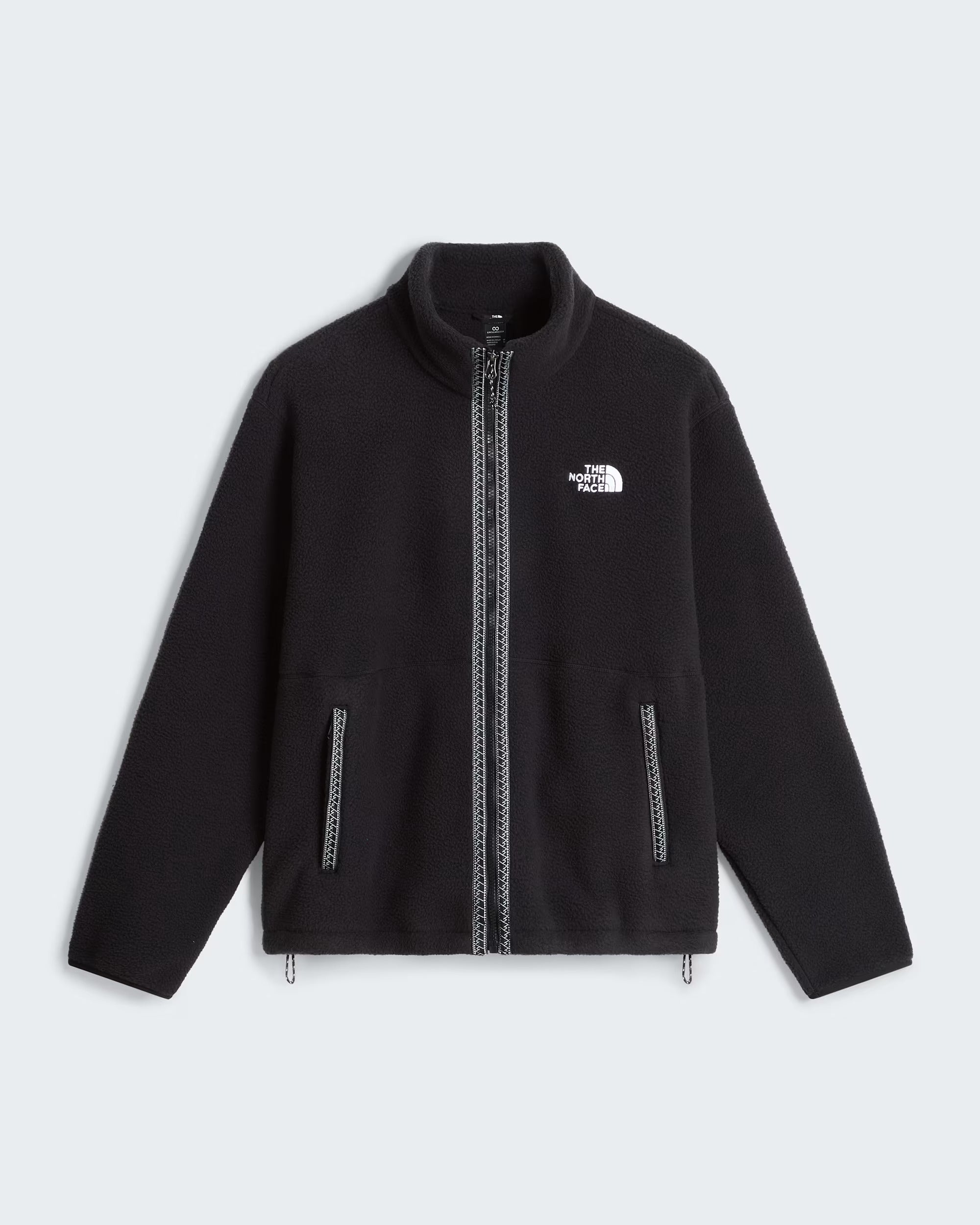 Pile con cerniera integrale TNF Fleeski da uomo black NF0A88XQJK31 JK31 THE NORTH FACE 