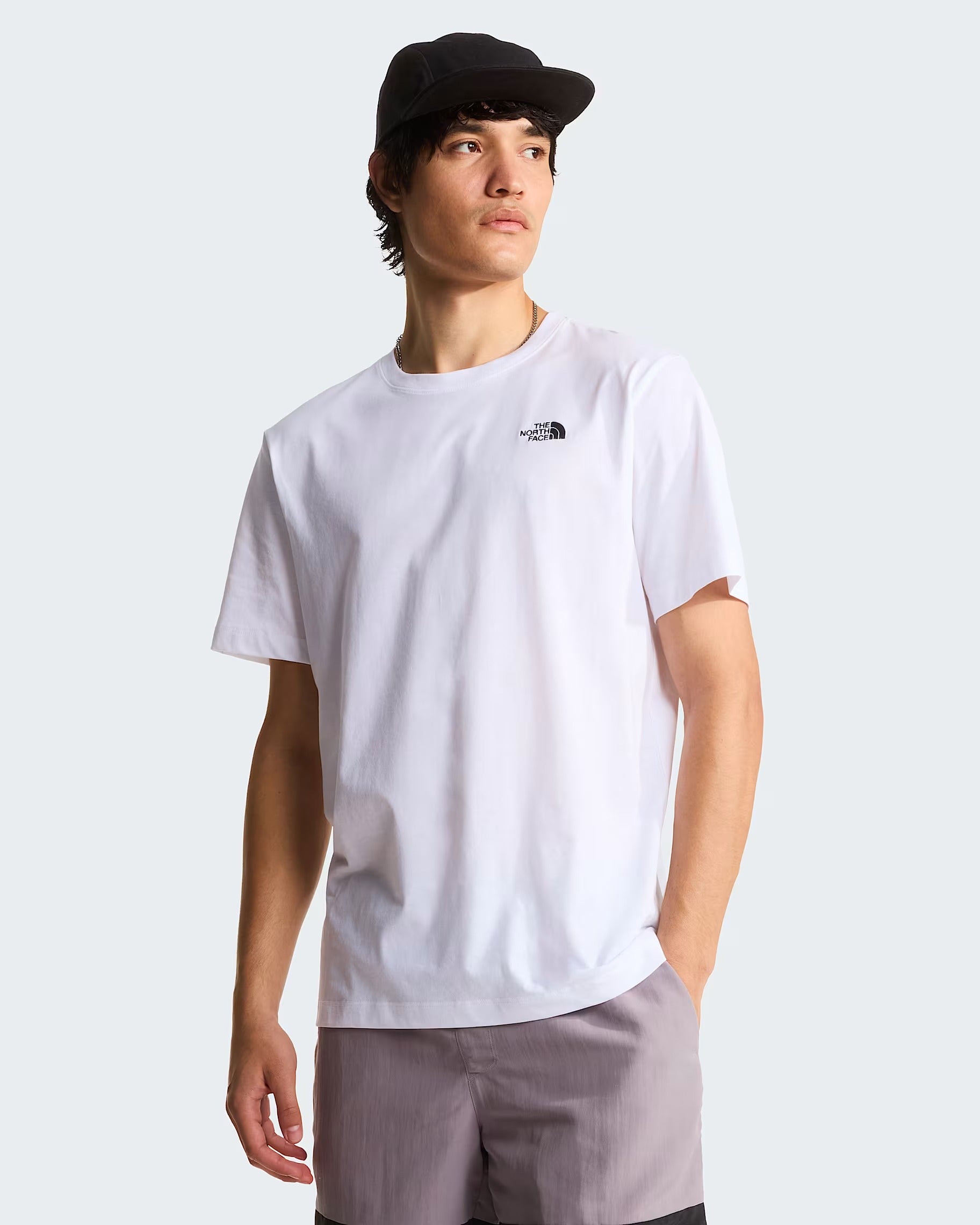 T-shirt Evolution Simple Dome Regular da uomo white NF0A8CZ2 FN41 THE NORTH FACE 
