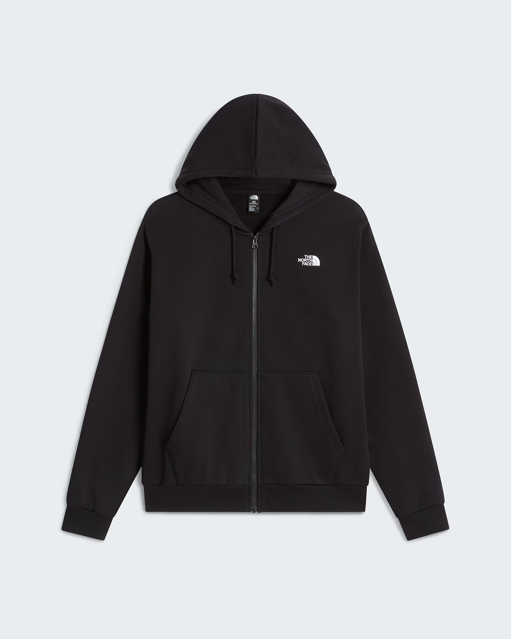 Felpa con cappuccio e cerniera integrale Evolution Simple Dome Regular da uomo black NF0A8EU1JK31 JK31 THE NORTH FACE 