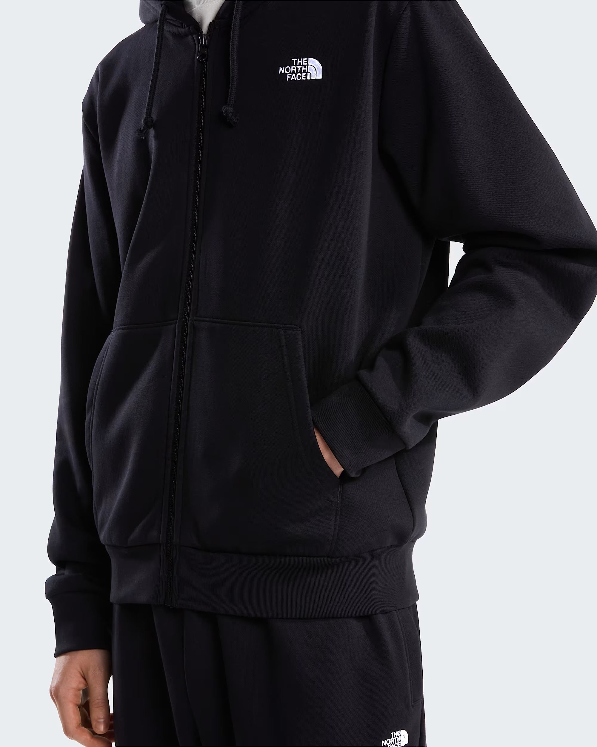 Felpa con cappuccio e cerniera integrale Evolution Simple Dome Regular da uomo black NF0A8EU1JK31 JK31 THE NORTH FACE 