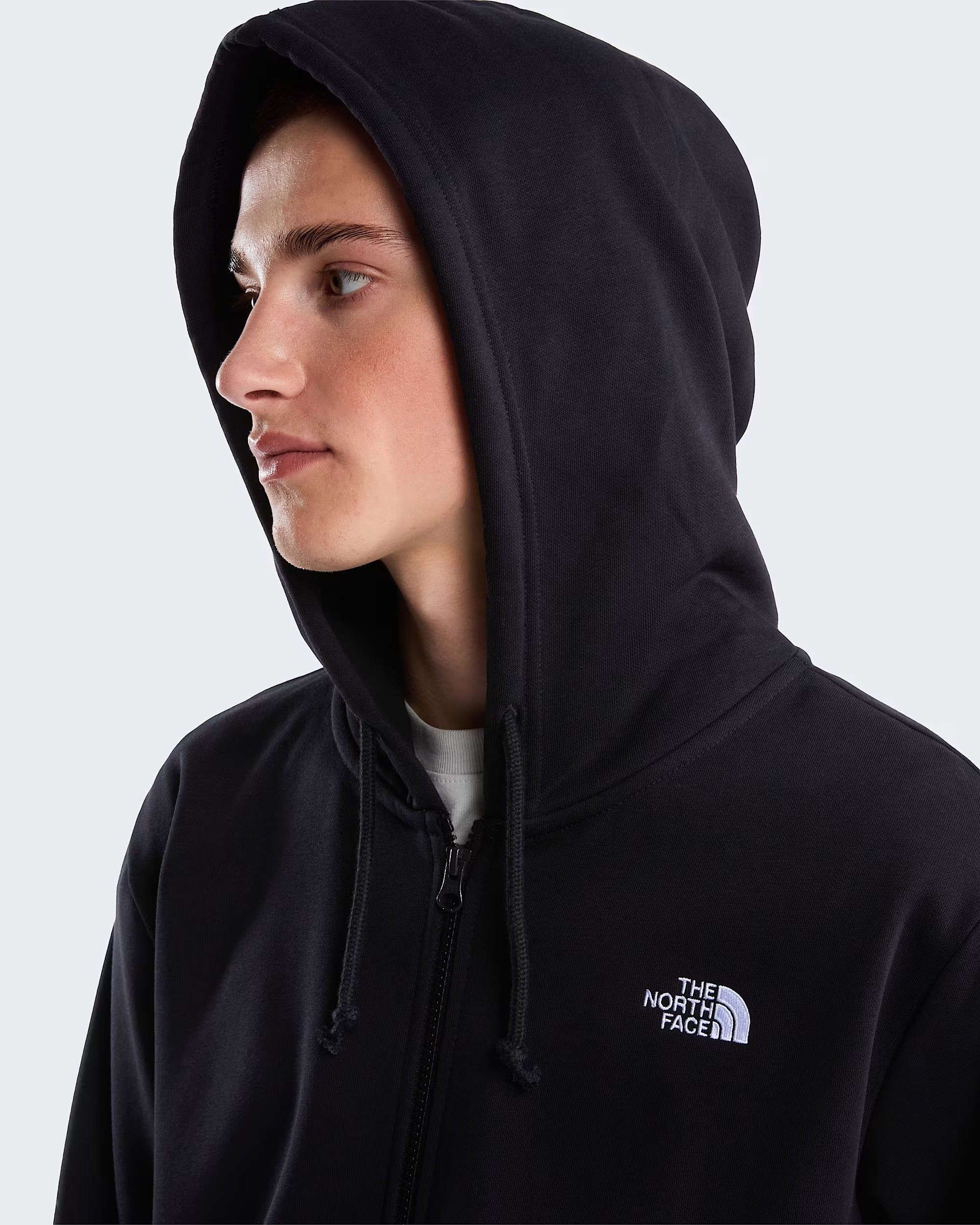 Felpa con cappuccio e cerniera integrale Evolution Simple Dome Regular da uomo black NF0A8EU1JK31 JK31 THE NORTH FACE 