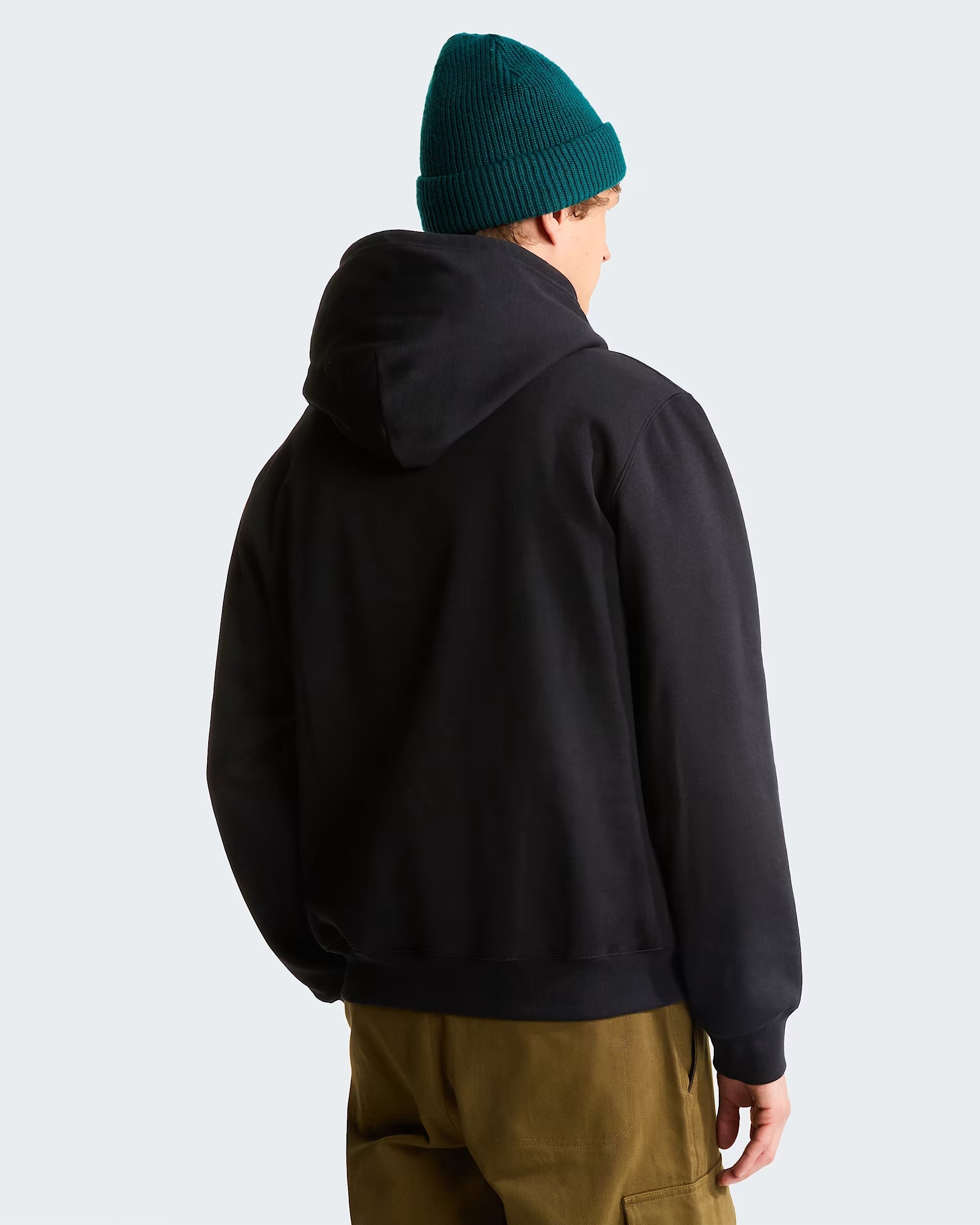 Felpa con cappuccio TNF Essential Drew Peak Regular da uomo black NF0A8FDA JK31 THE NORTH FACE 