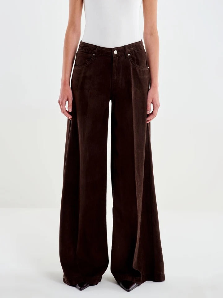 Pantalone Madison Wide Leg fondente DAC5059 FONDENTE VICOLO 