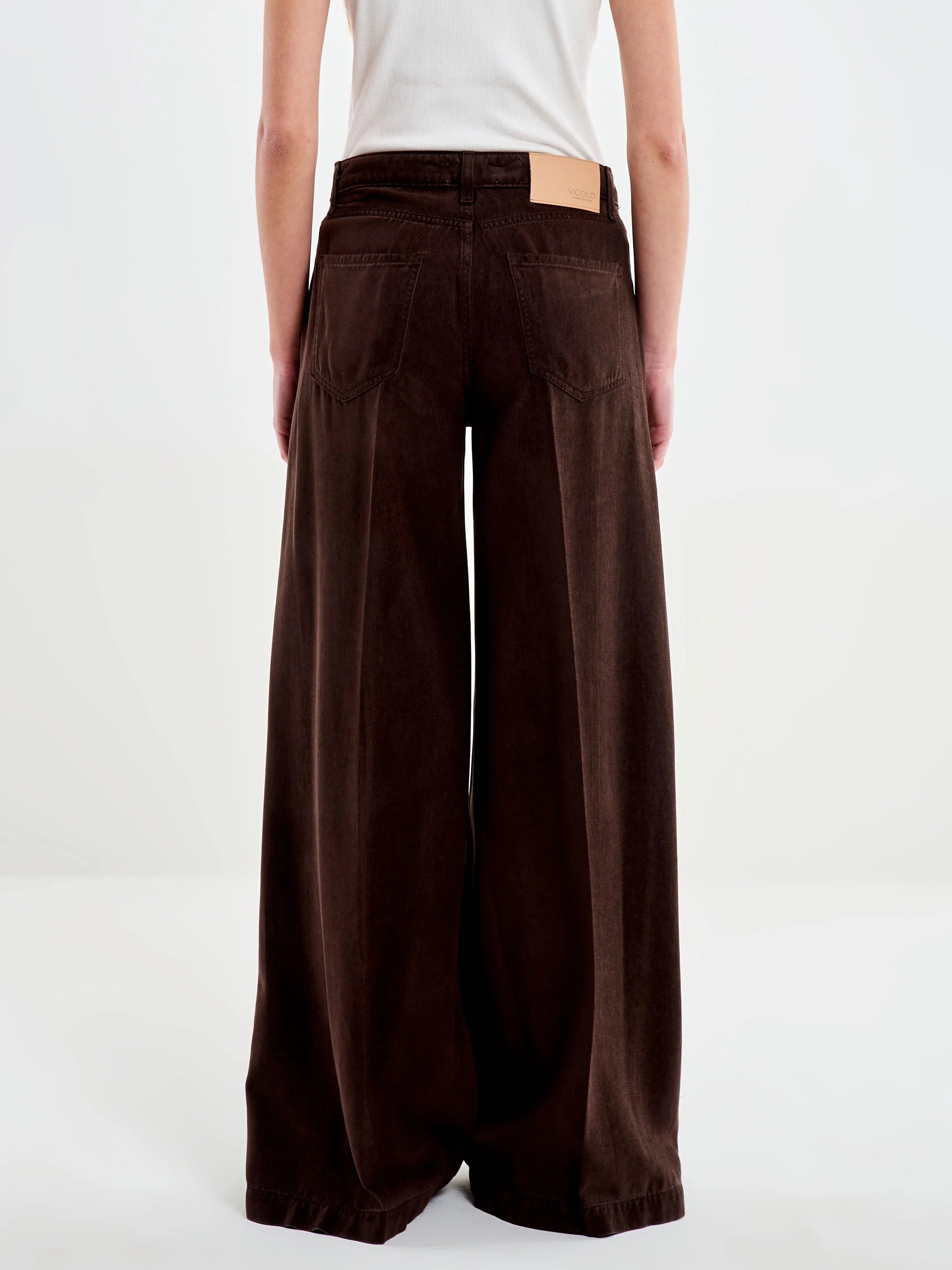 Pantalone Madison Wide Leg fondente DAC5059 FONDENTE VICOLO 