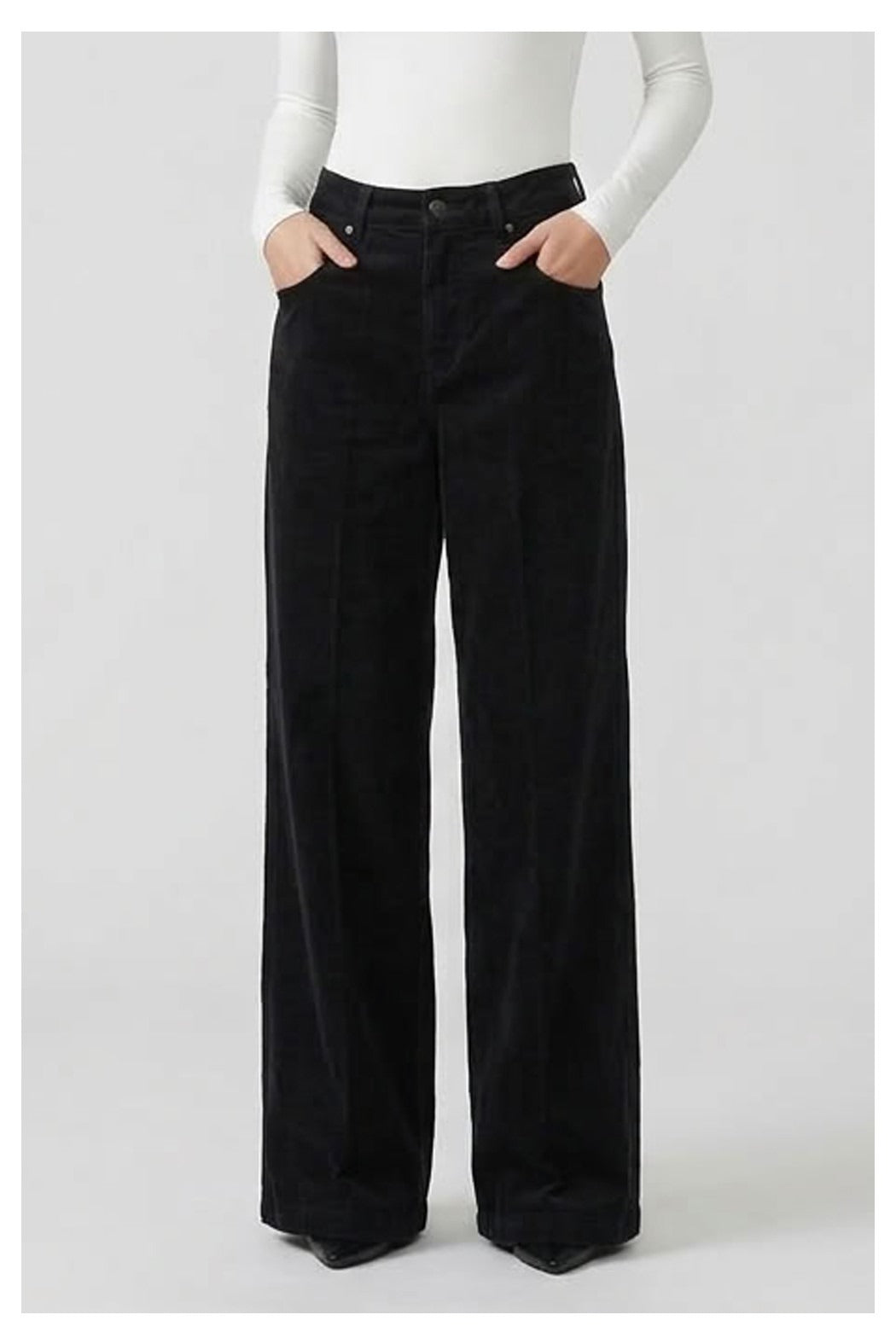 Pantalone Madison Wide Leg nero DAC5059 NERO VICOLO 