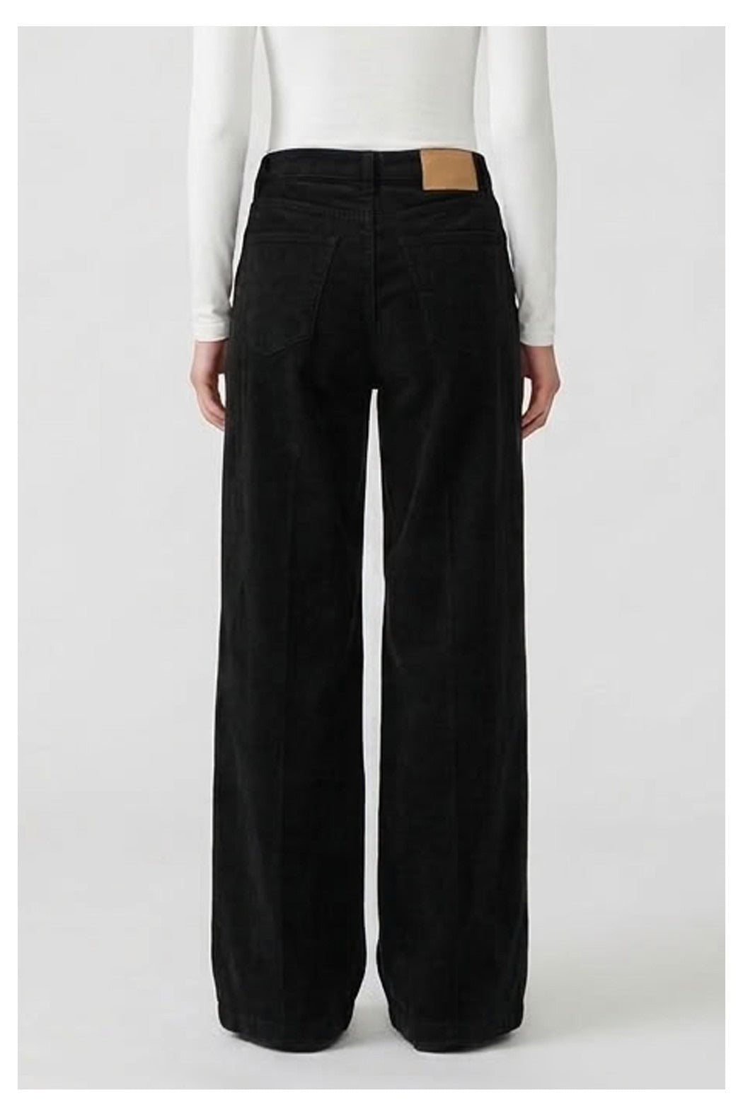 Pantalone Madison Wide Leg nero DAC5059 NERO VICOLO 