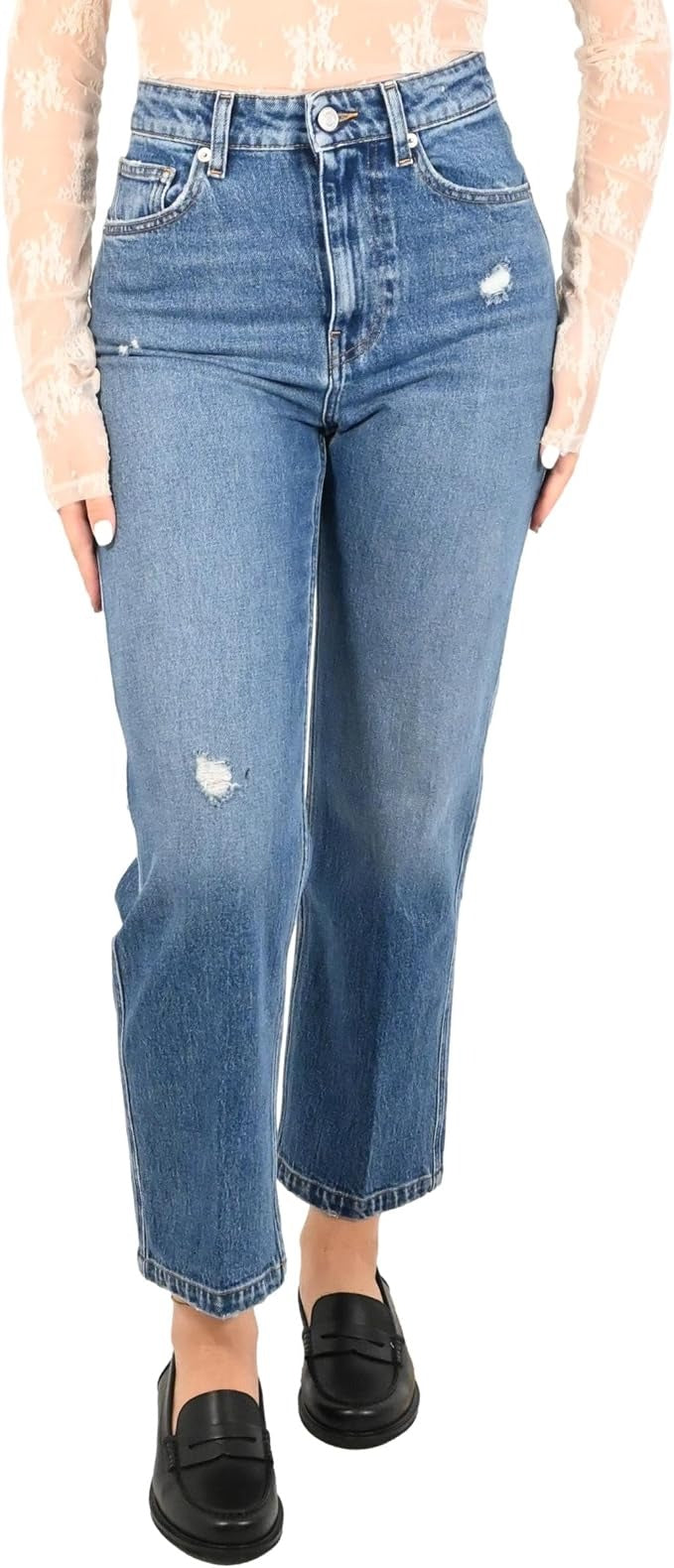vicolo jeans donna denim blu DAC5084 DAC5084 DENIM BLU VICOLO 