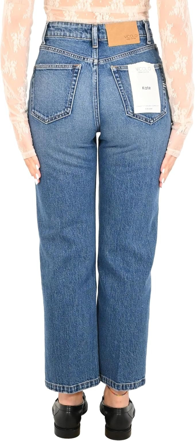 vicolo jeans donna denim blu DAC5084 DAC5084 DENIM BLU VICOLO 
