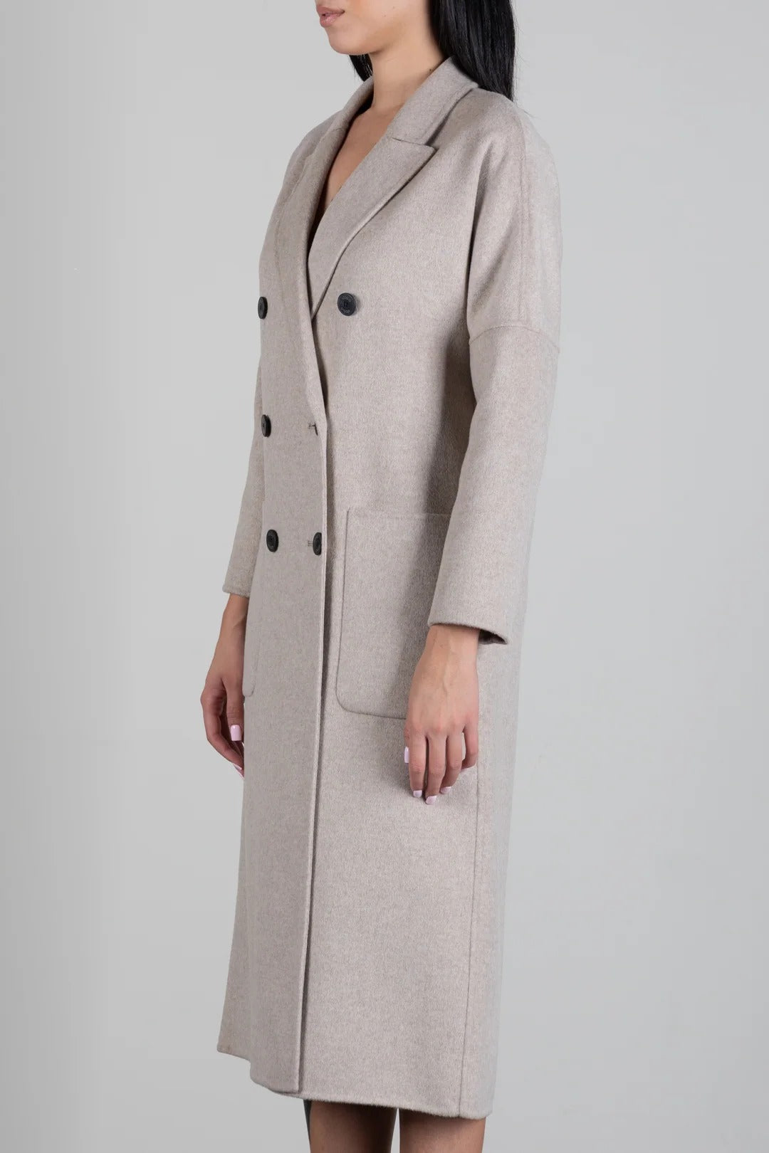 Cappotto Doppiopetto tortora TAC0001 TORTORA VICOLO 