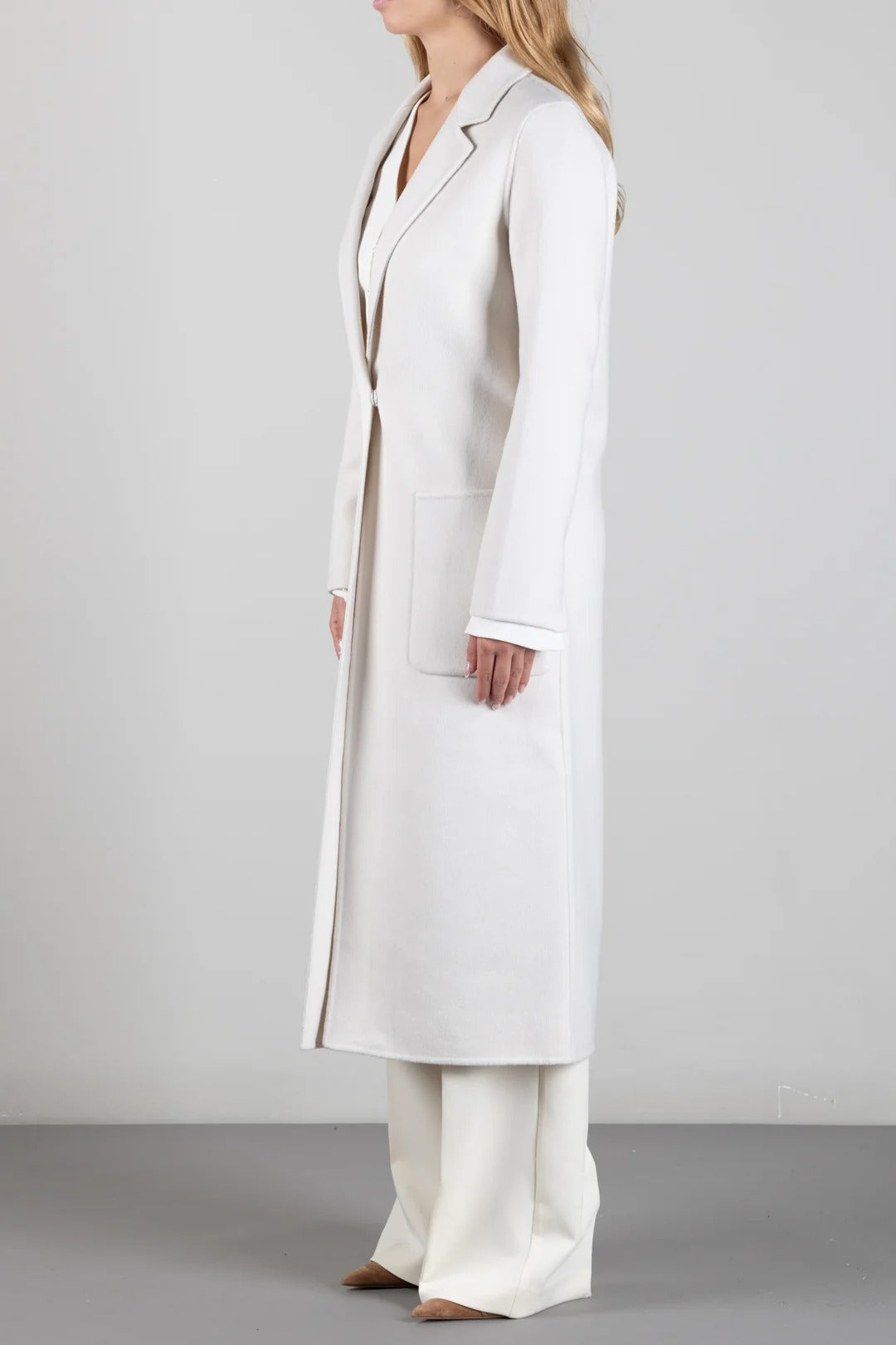 Cappotto Lungo In Misto Lana intonaco TAC0002 INTONACO VICOLO 