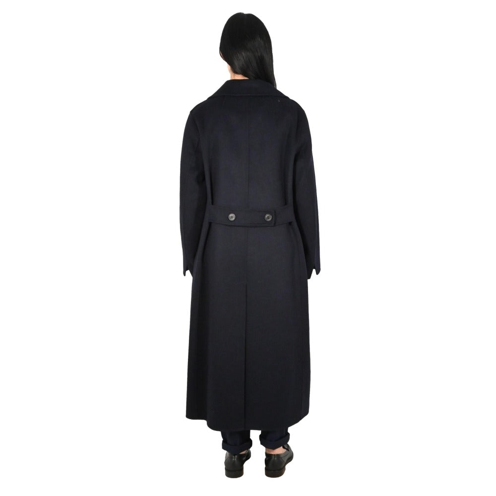 Cappotto Lungo Doppiopetto blu TAC0011 BLU VICOLO 