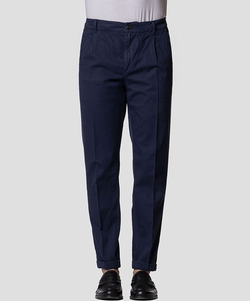 Pantalone 40 weft chino con elastico in cintura e coulisse interna JOEC-2697W1738 JOEC-2697 W1738 40WEFT 