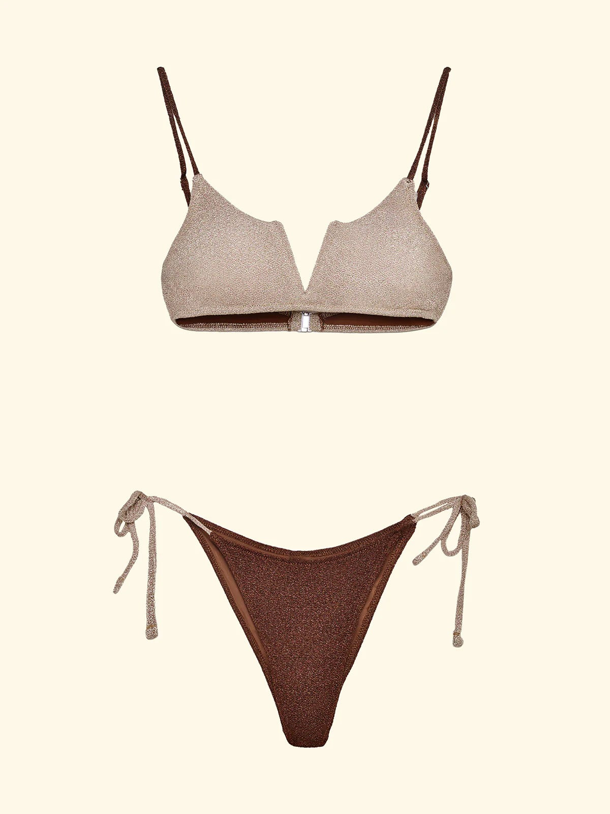 TOP FISSO E SLIP REGOLABILE  BROWN SW1112 BN FK26-SW1112 BN F**K 
