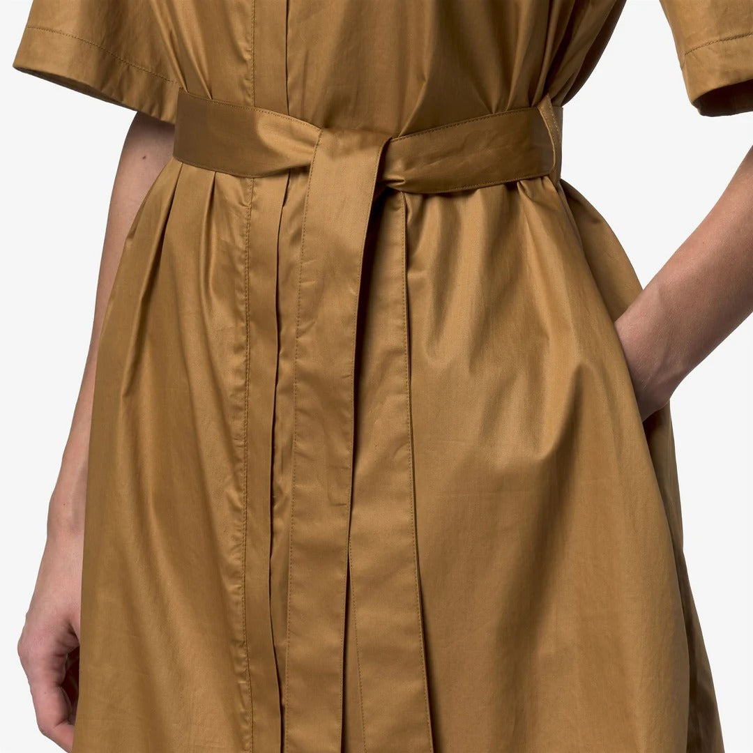 NOUAILLE SHINY COTTON<BR/>BROWN BISTRE K2147IW V04 K-WAY 
