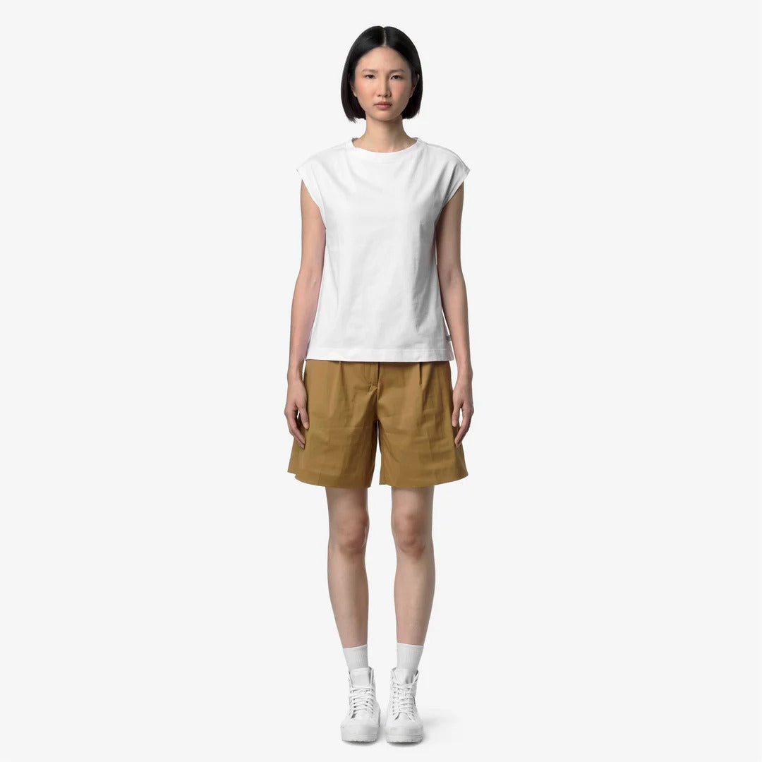 ISOBELLE JERSEY<BR/>WHITE K5137NW 001 K-WAY 