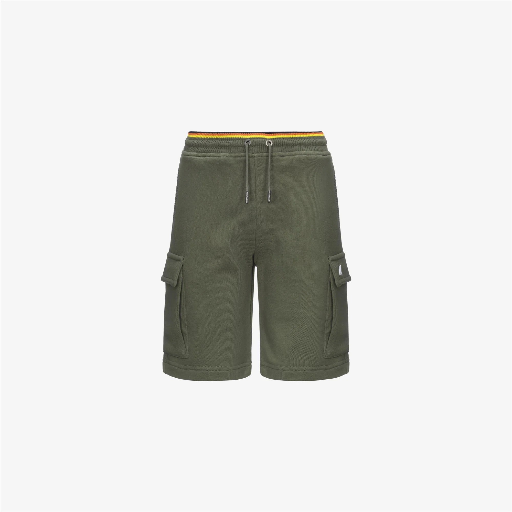 P. ERIK STRIPES FRENCH TERRY<BR/>GREEN LICHEN K7133SW** V15 K-WAY 