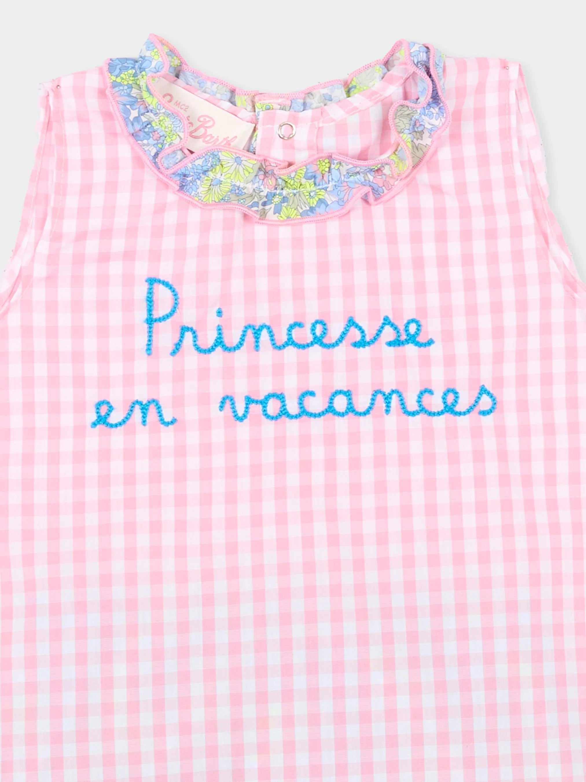 Mc2 Saint Barth<BR/>Completo rosa Abbey per neonata ABB0002 00974L MC2 SAINT BARTH 
