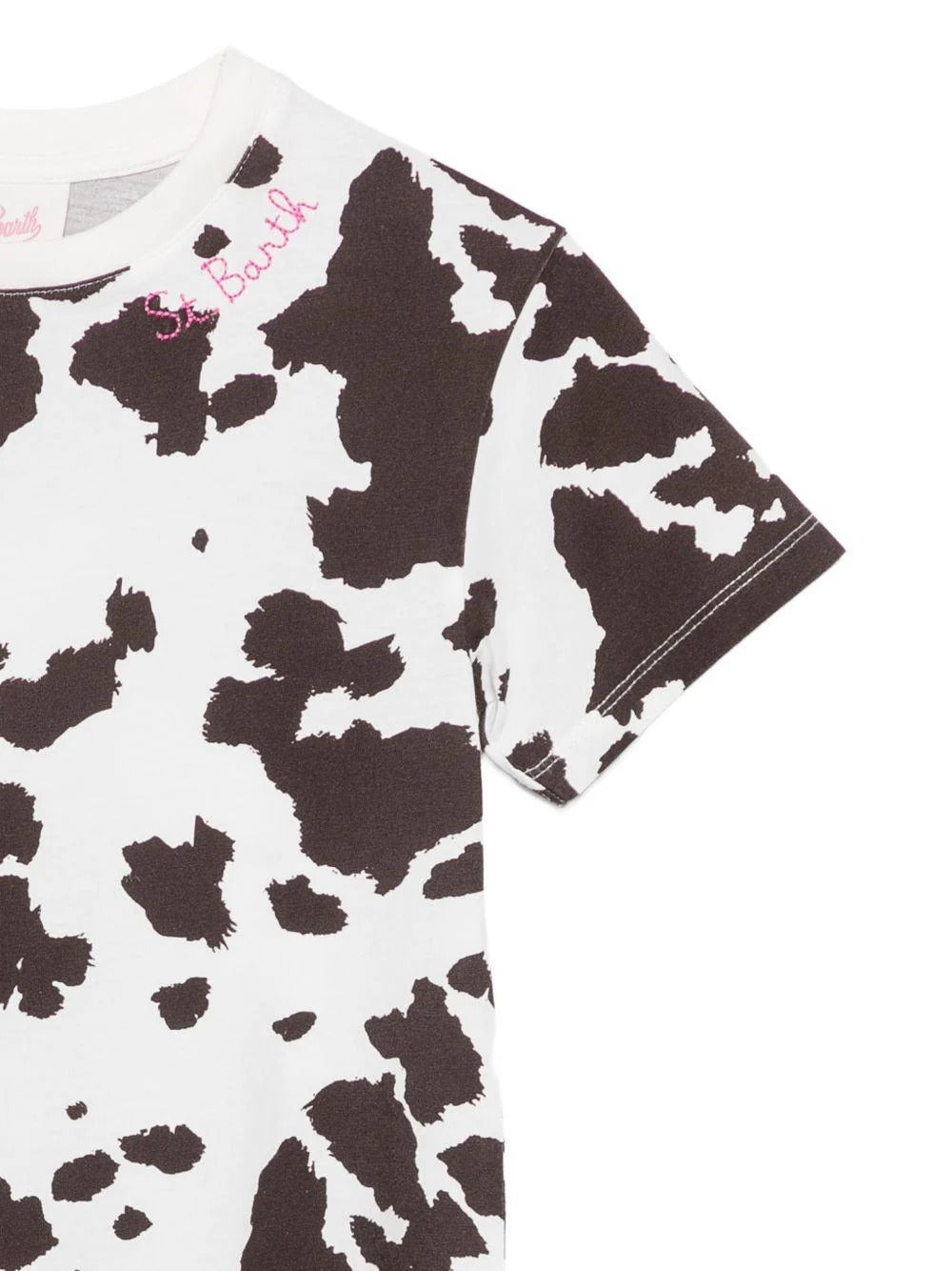 Abito per bambina MC2 Saint Barth Kids bianco con stampa animalier ABY0001 03851L MC2 SAINT BARTH 