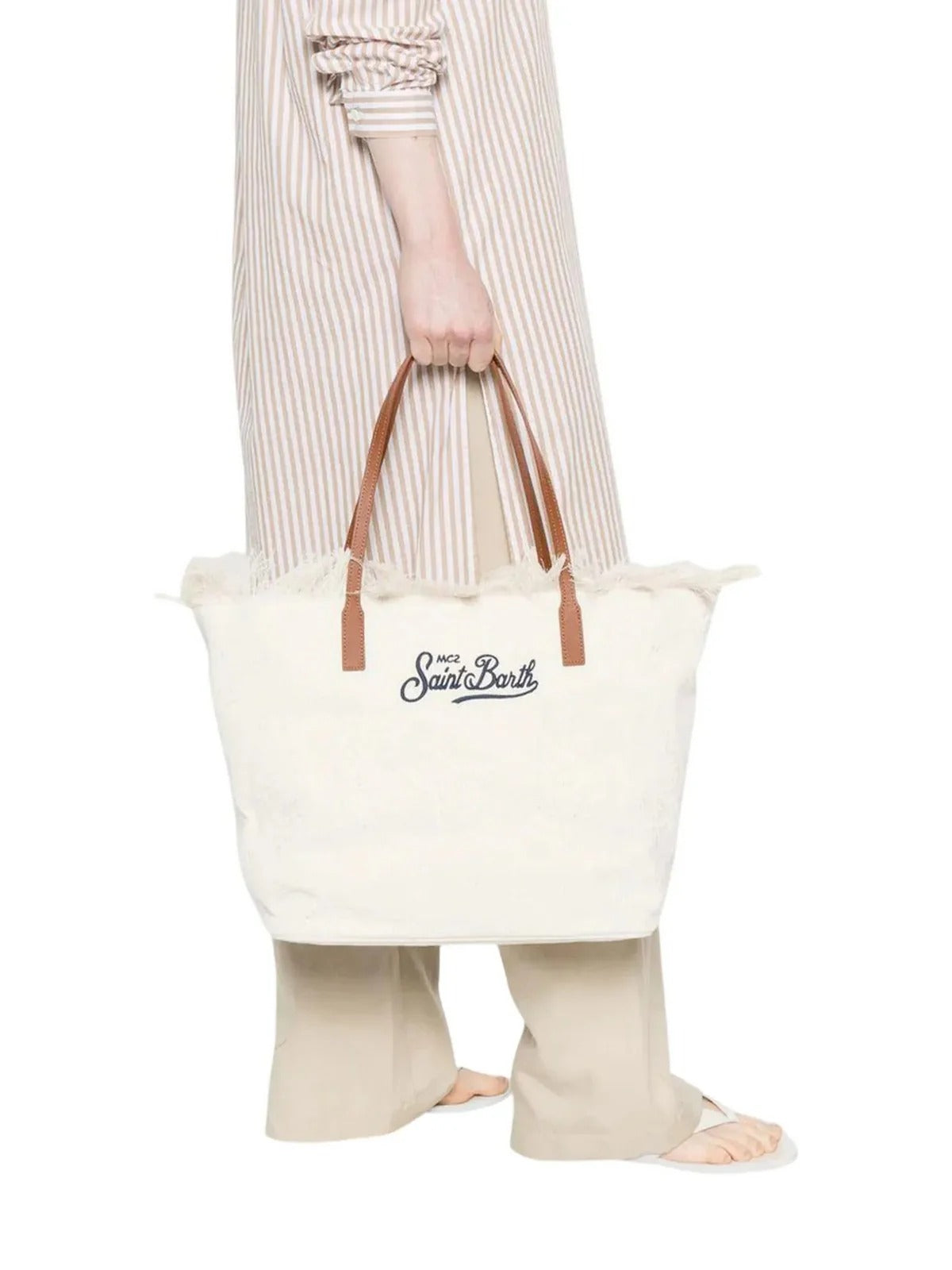 MC2 SAINT BARTH Borsa Donna CITY BAG FRINGE 01034L SANGALLO 10 EMB CBMF001 01034L MC2 SAINT BARTH 
