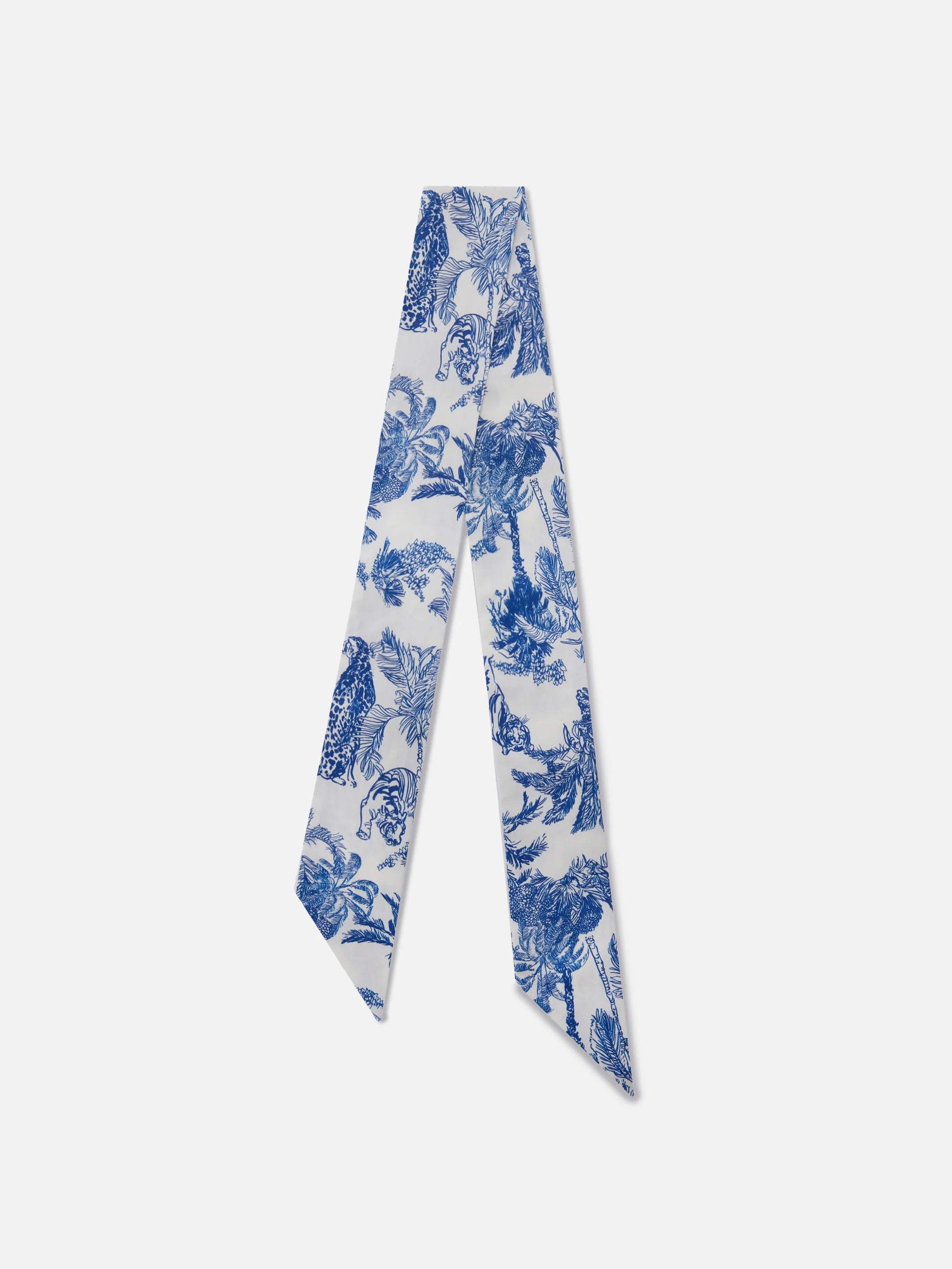 Foulard Band in cotone con stampa toile de Jouy FOD0003 00360L MC2 SAINT BARTH 