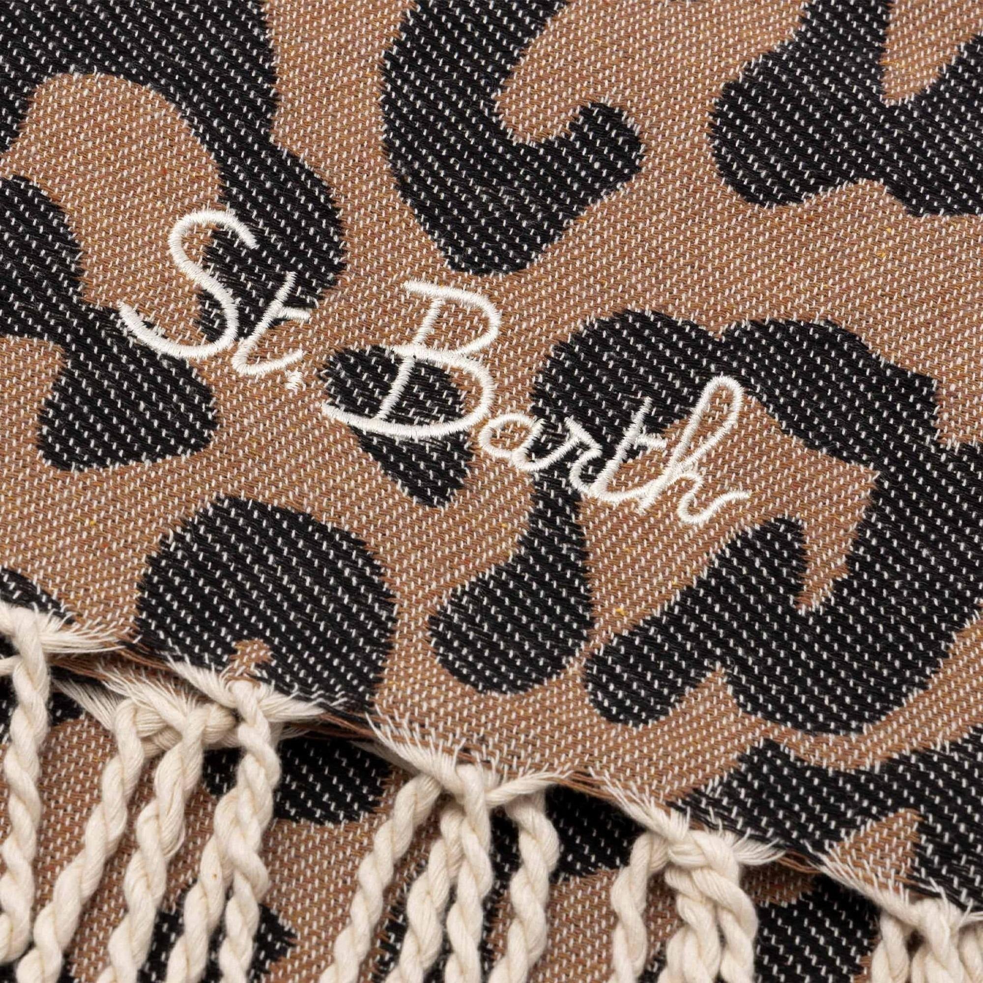 MC2 SAINT BARTH<BR/> Telo mare leopardato FOUT00902712L FOUT009 02712L MC2 SAINT BARTH 
