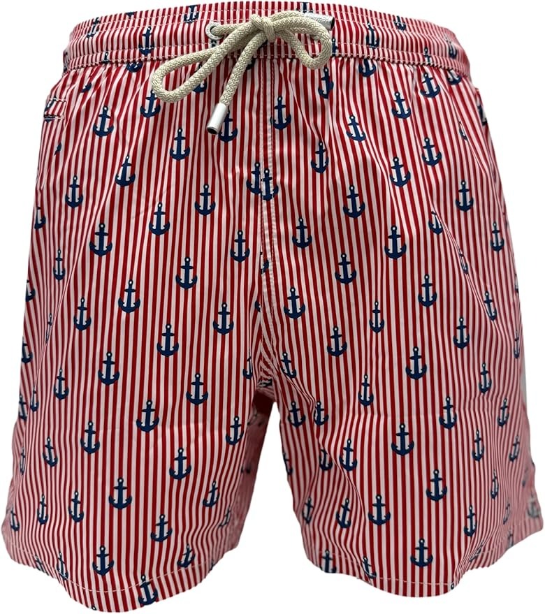 LIGHTING SWIMSHORT ANCHOR STRIPES 4161 MC2 SAINT BARTH LIG0016 02099L LIG0016 02099L MC2 SAINT BARTH 