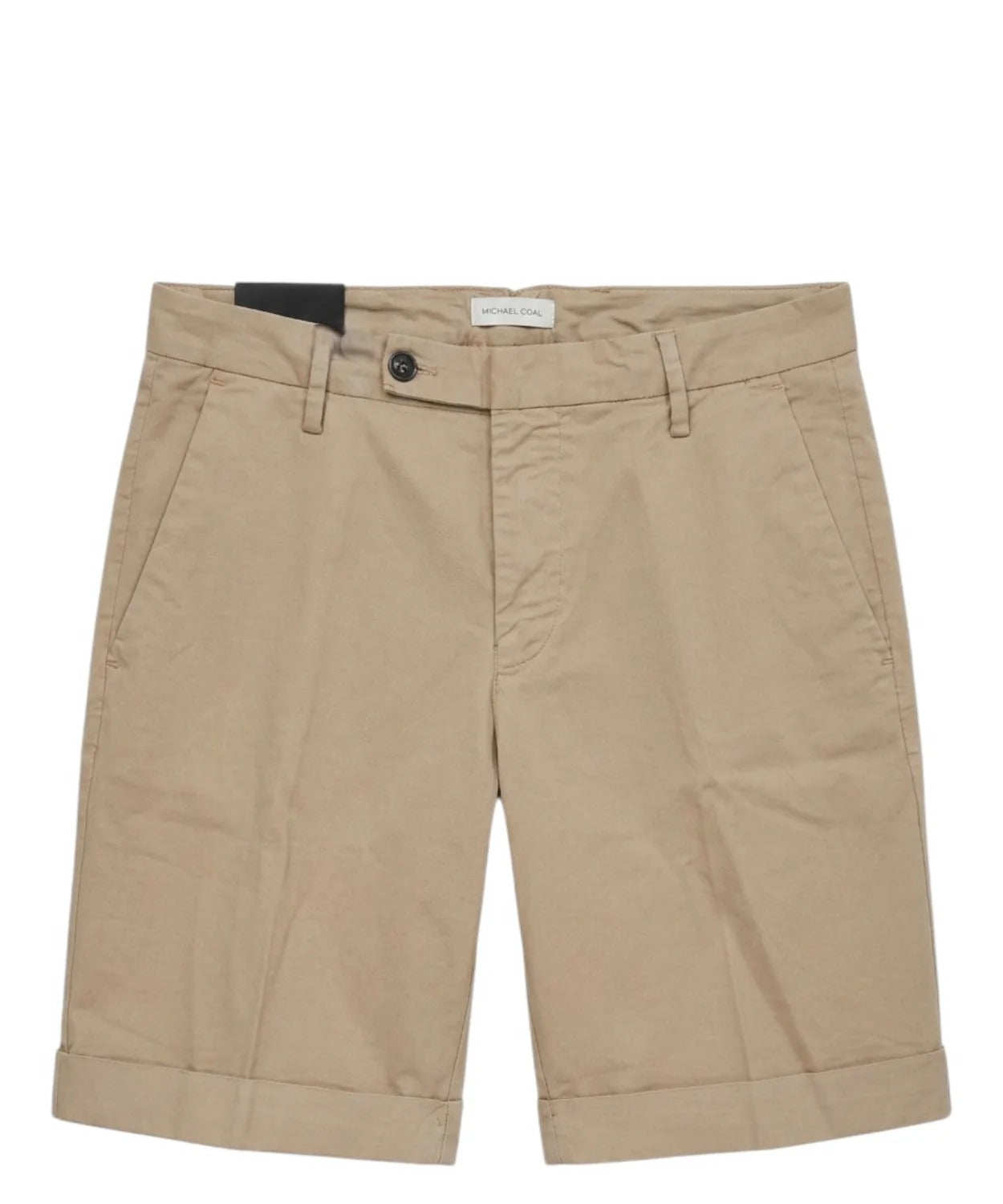 Bermuda Uomo Michael Coal in Cotone Pima Stretch beige MCCHD2563S26B 104 MICHAEL COAL 
