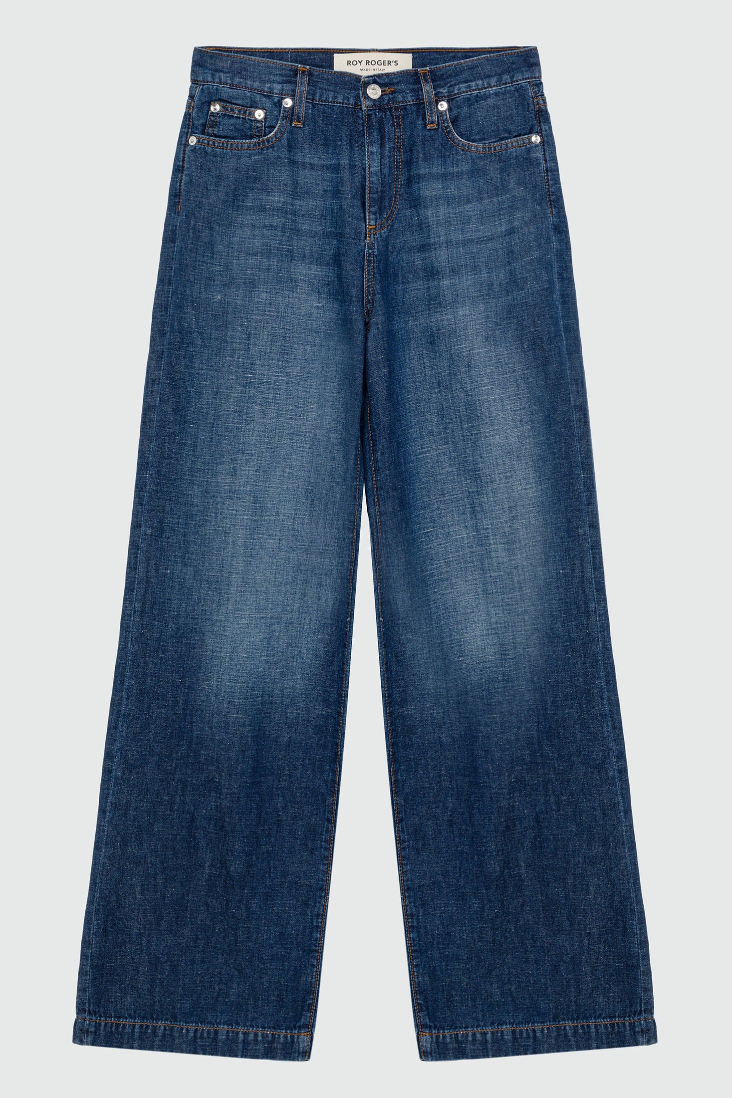 Jeans marta denim cotton linen neptune RND091CR553073 C0999 ROY ROGER'S 