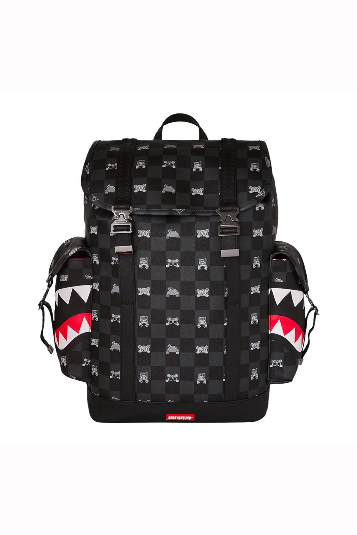 ZAINO SPRAYGROUND Gray peeking character check monte carlo 910B8900NSZ V.UNICA SPRAYGROUND 