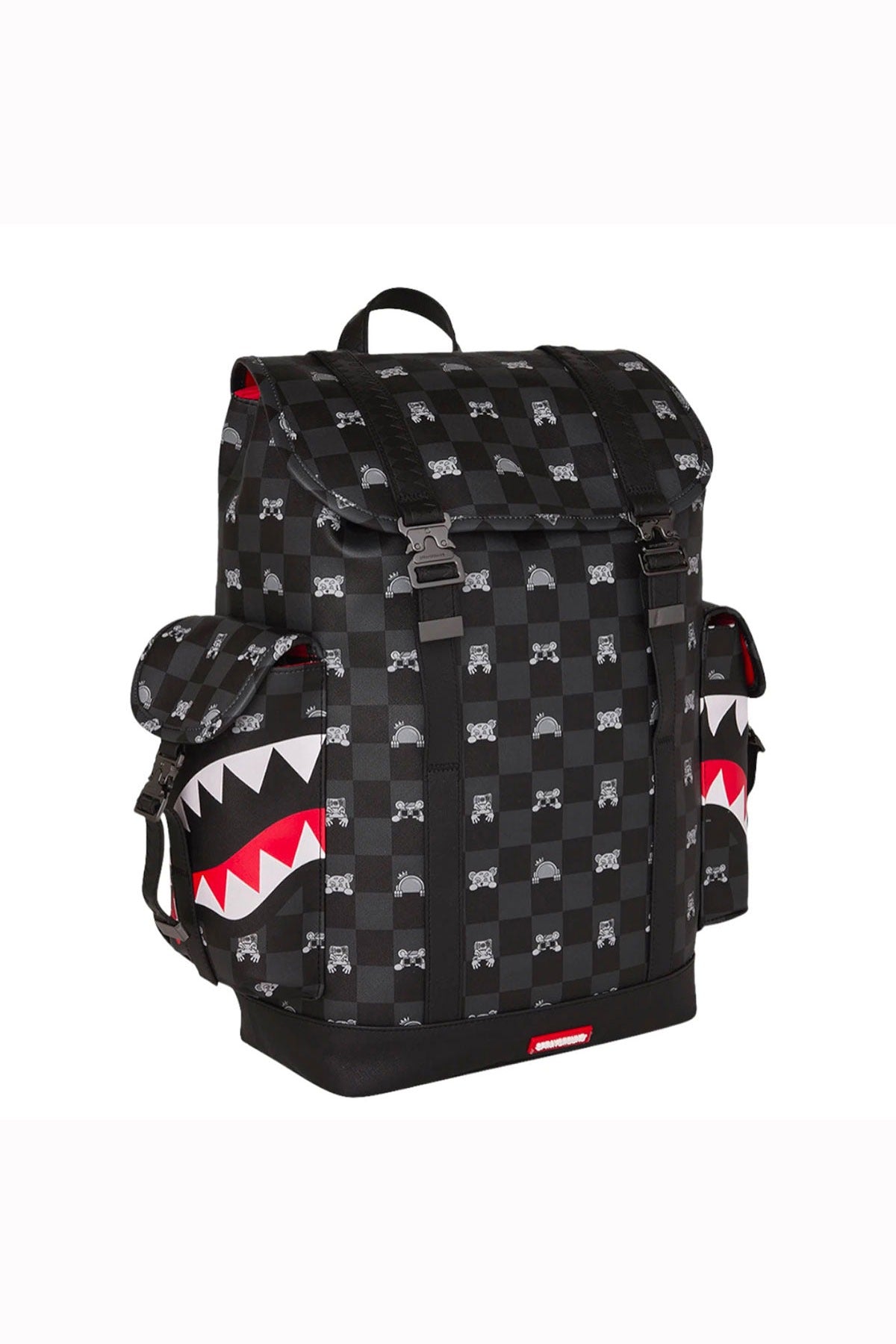 ZAINO SPRAYGROUND Gray peeking character check monte carlo 910B8900NSZ V.UNICA SPRAYGROUND 
