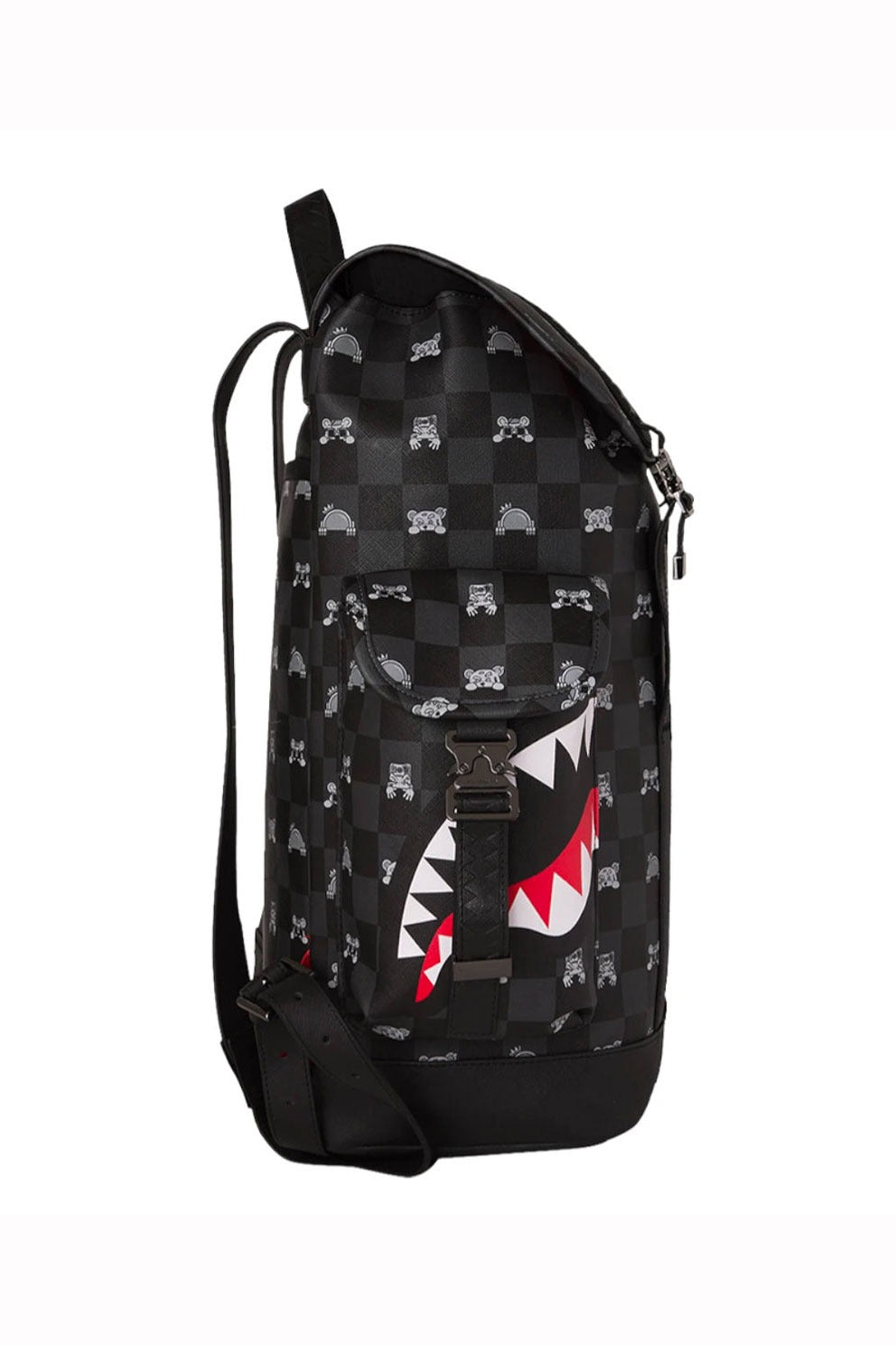 ZAINO SPRAYGROUND Gray peeking character check monte carlo 910B8900NSZ V.UNICA SPRAYGROUND 