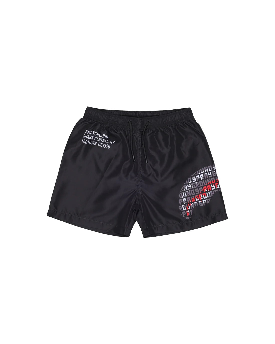 SHARK CENTRAL INFINITY SWIM TRUNKS BLK SPY1468 BLACK SPRAYGROUND 