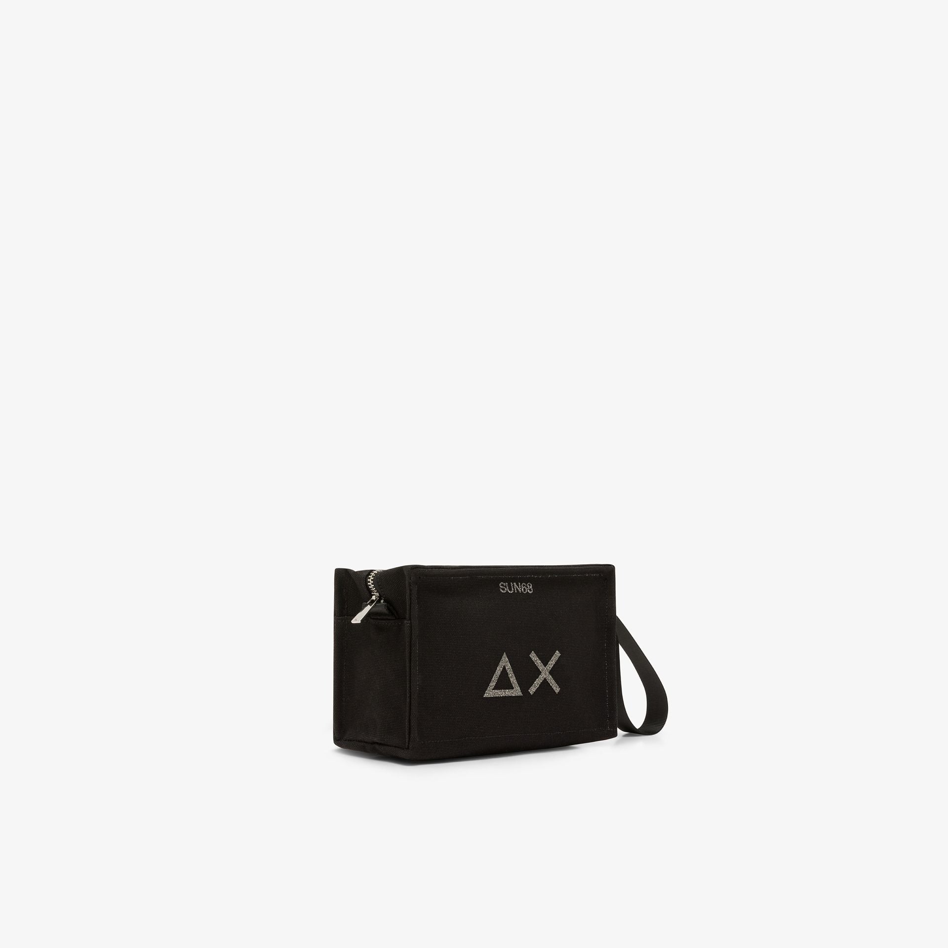 Beauty case in tela di cotone nero W36204 11 SUN 68 