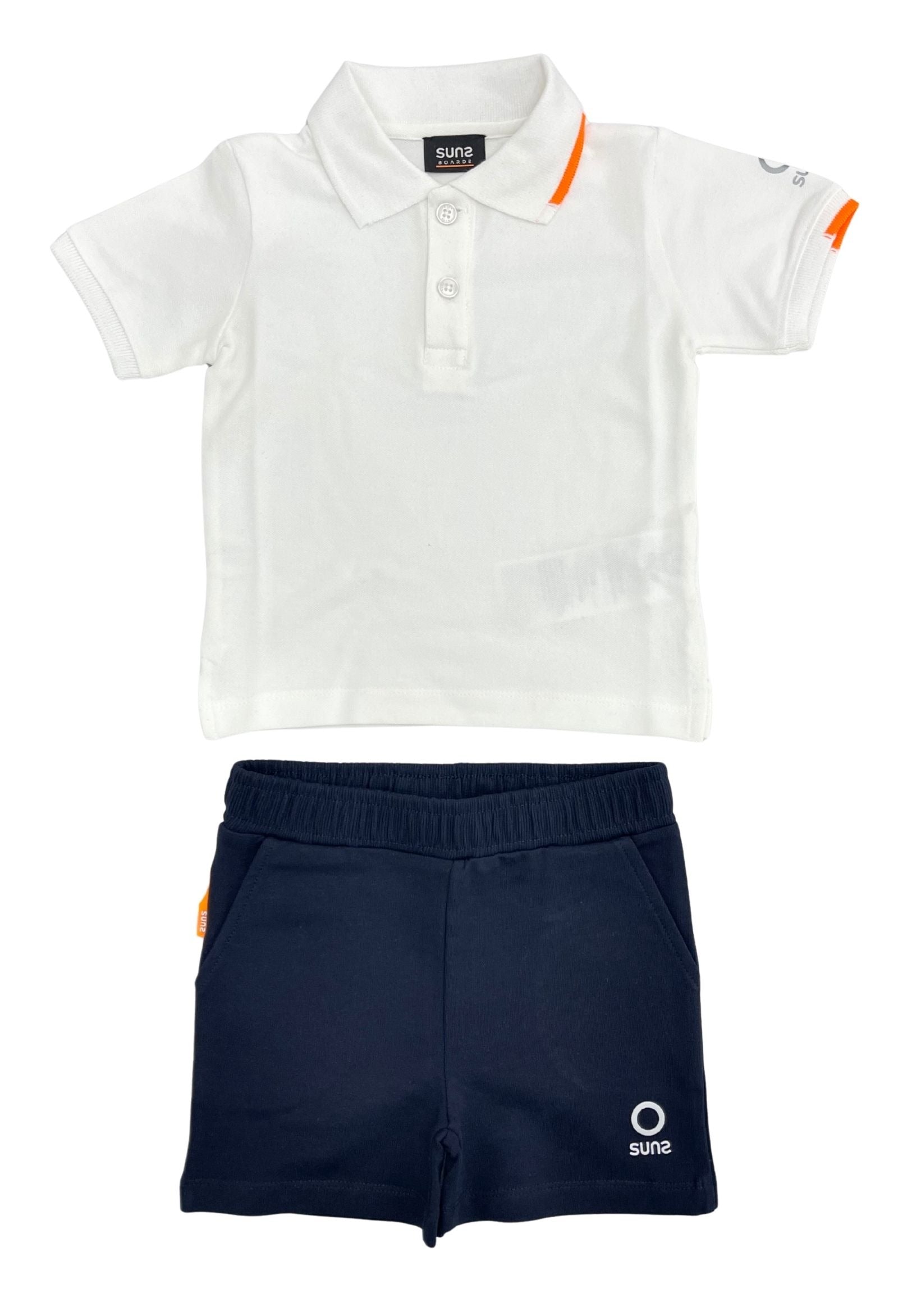 Suns completo polot e short COMS6107UB WHITE/DARK BLUE COMS6107UB WHITE/DARK BLUE SUNS 