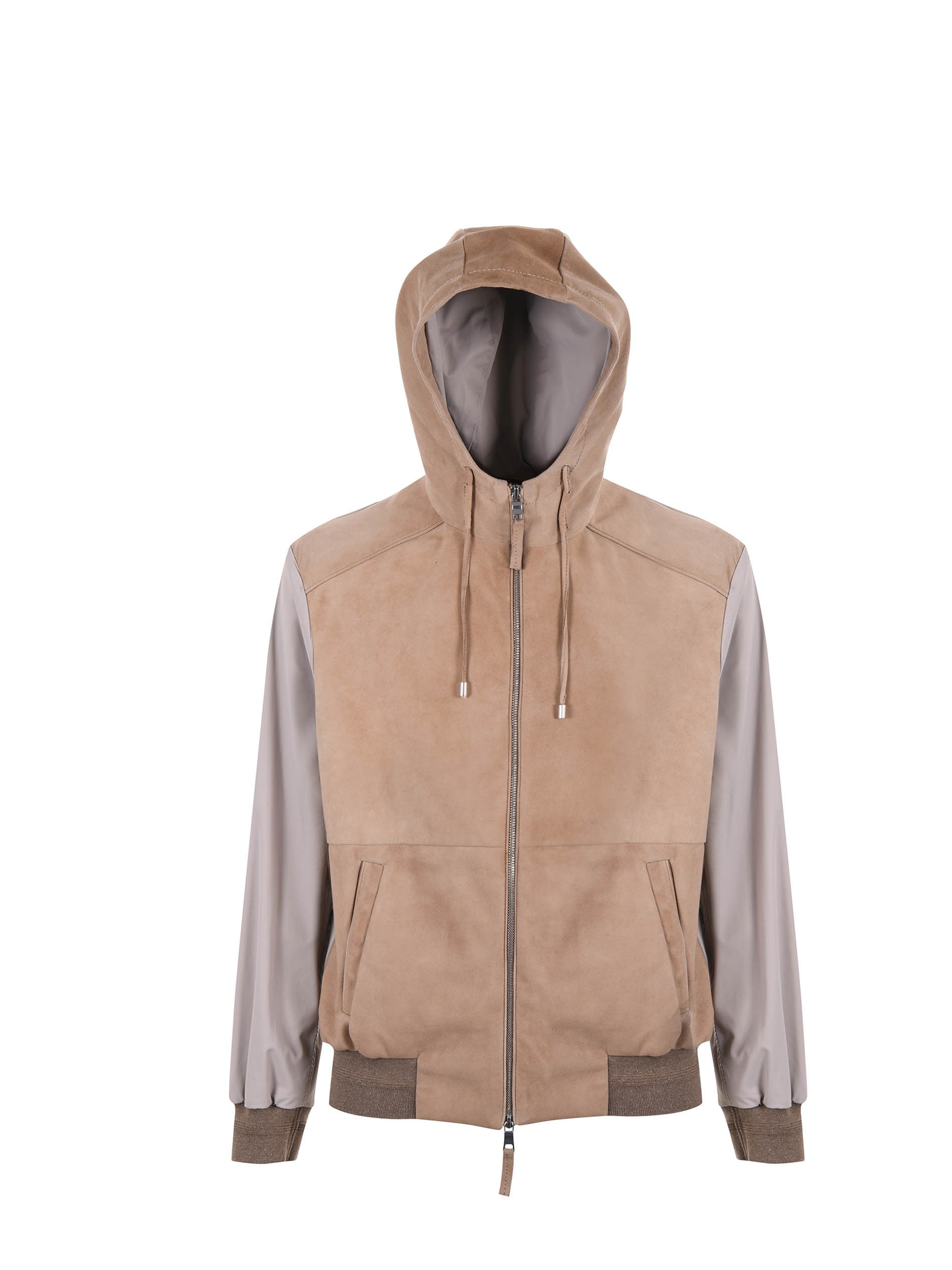 The Jack Leathers "john mix" in suede e nylon vanilla-beige JOHM-NSUE 119 THE JACK LEATHERS 