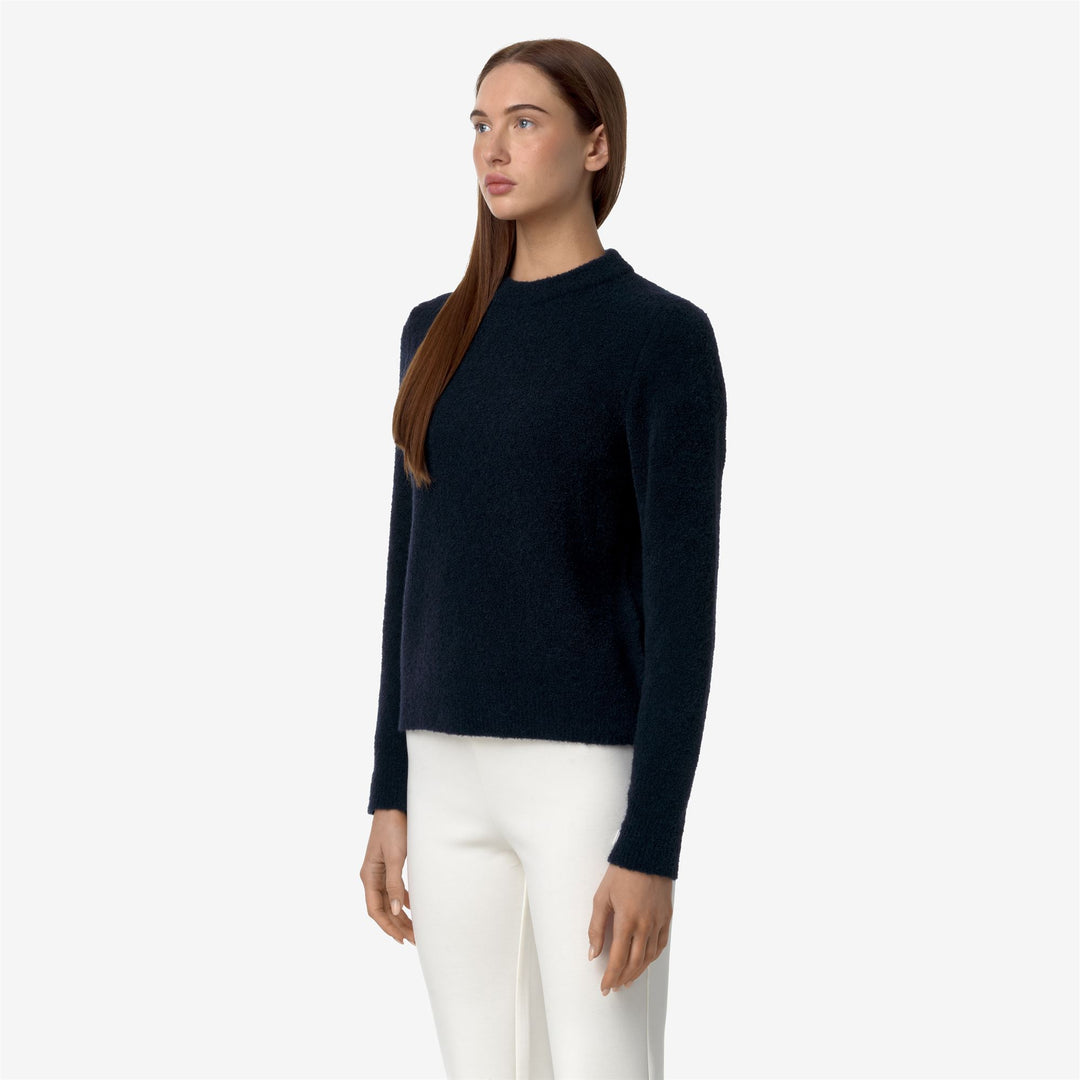 Clarisse Wool Merino Boucle Blue Depht