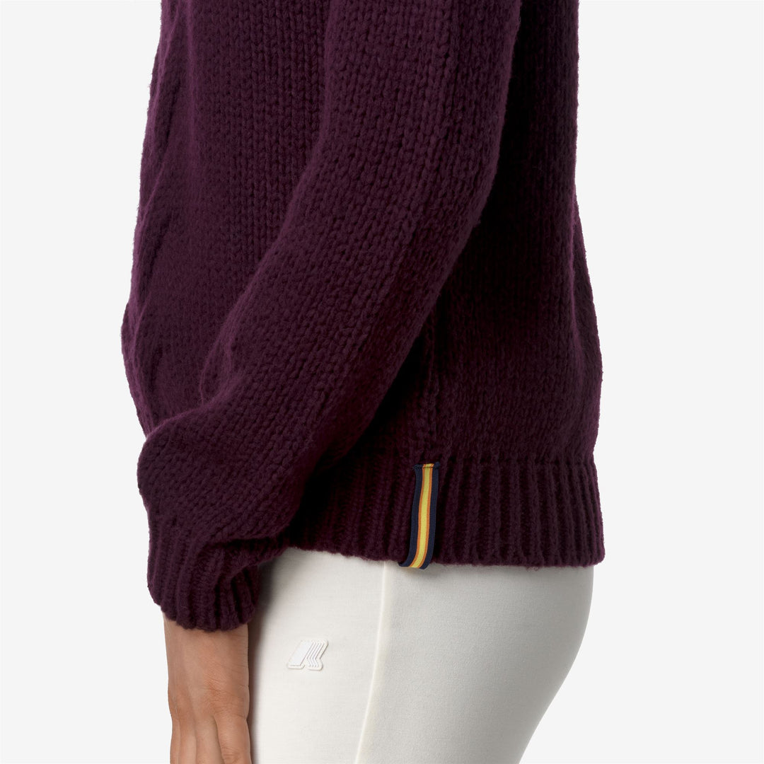 Fuzzy Wool Merino Blend Violet Dk Plum