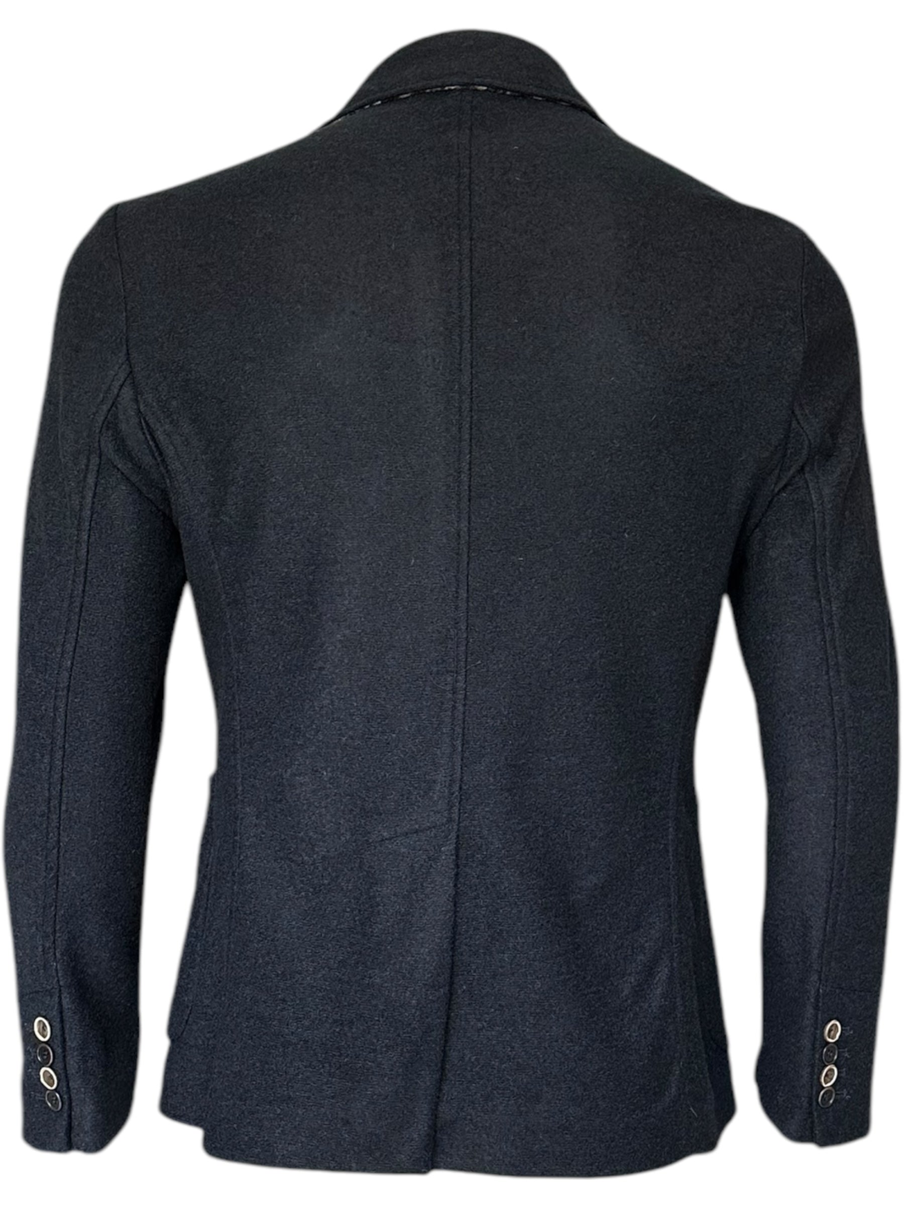 Navy Single Breasted Jacket