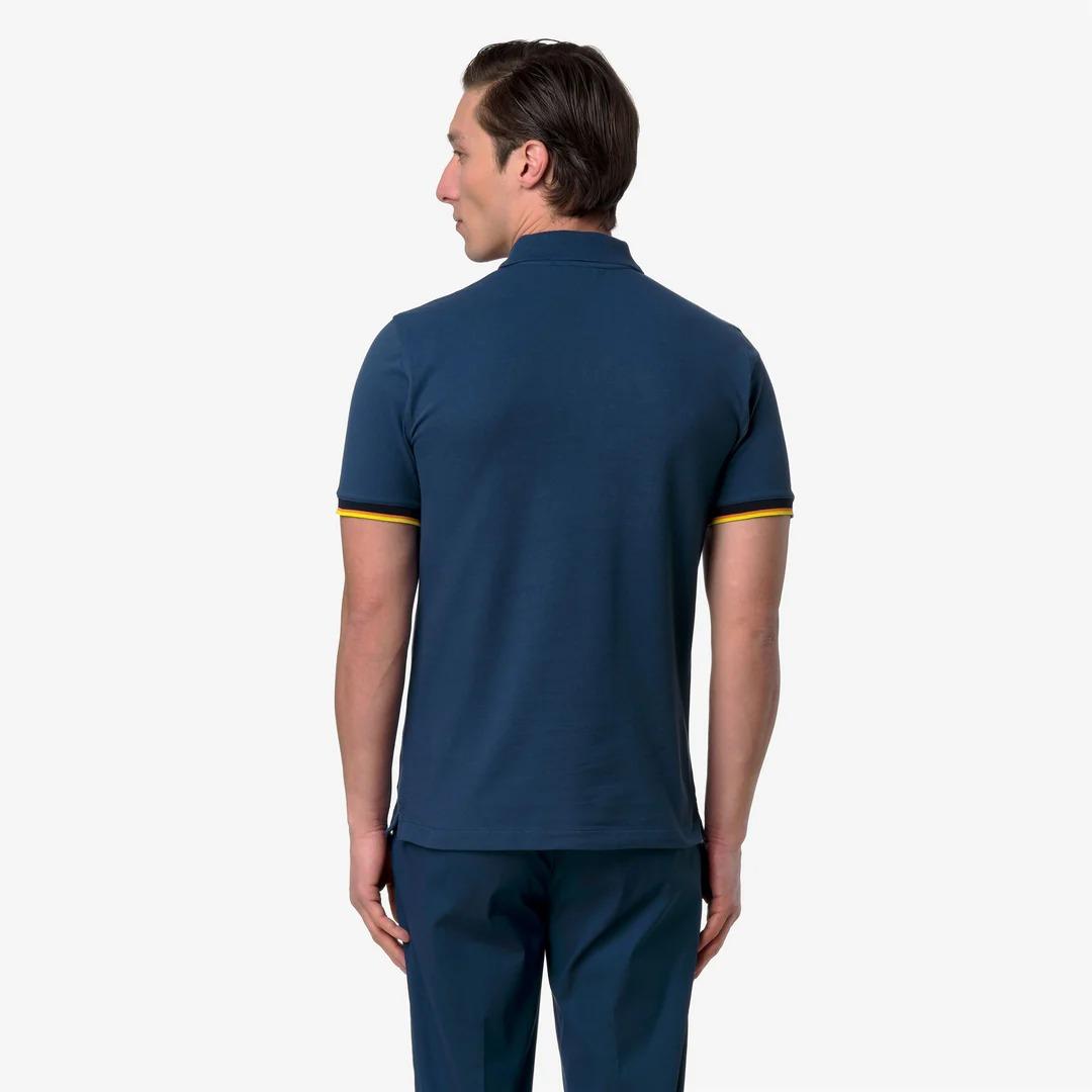 VINCENT PIQUE SLIM<BR/>BLUE INSIGNIA K1125BW B67 K-WAY 