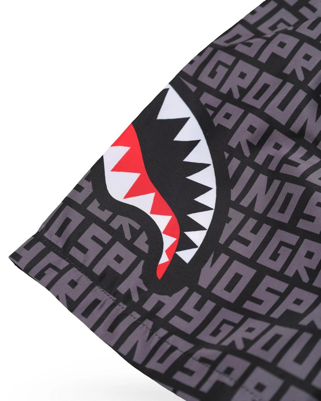 SHARK CENTRAL INFINITY SWIM TRUNKS GREY SPY1468 GREY SPRAYGROUND 