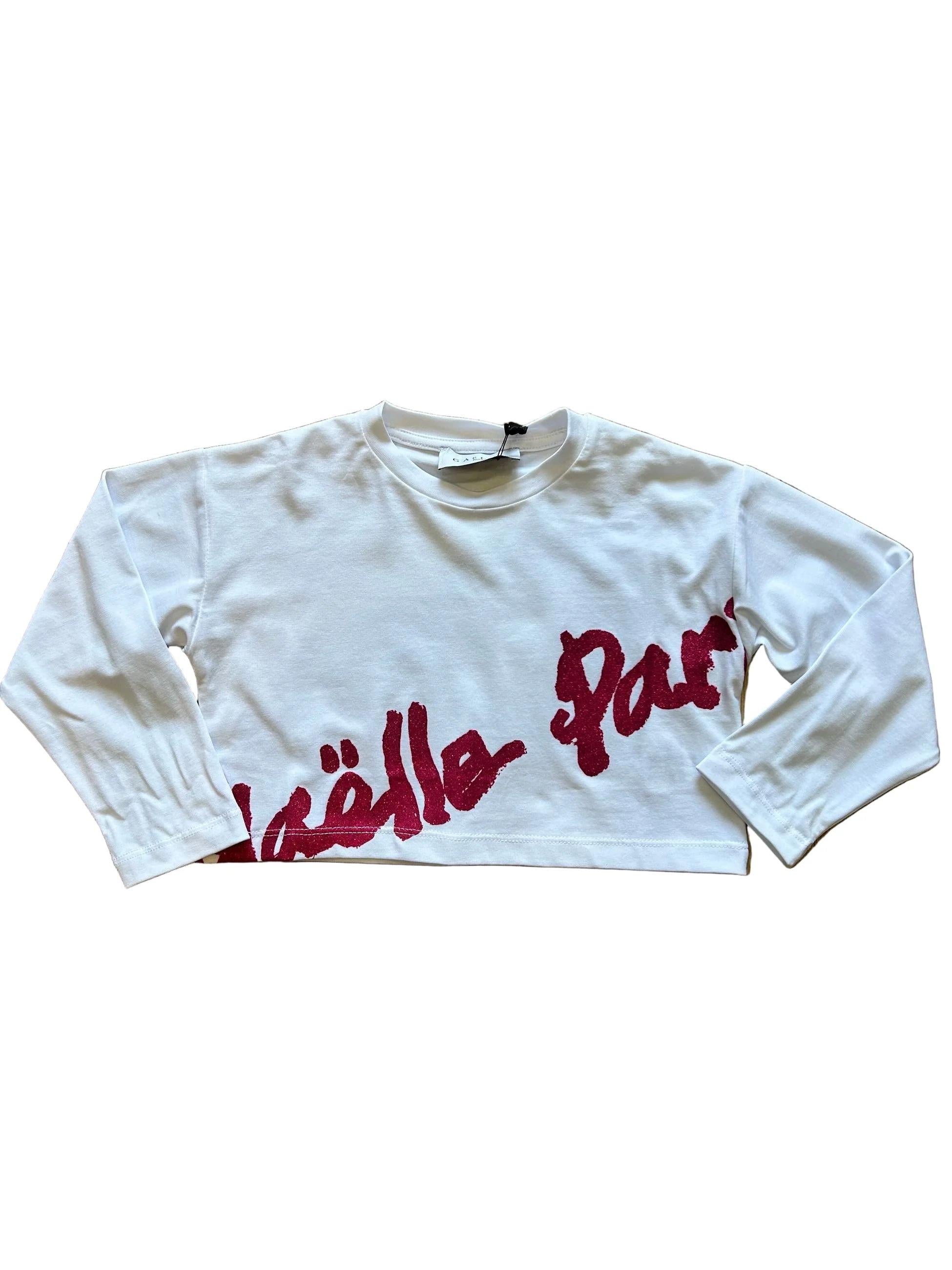Gaelle t-shirt crop white 2741MY00618 WHITE GAELLE 
