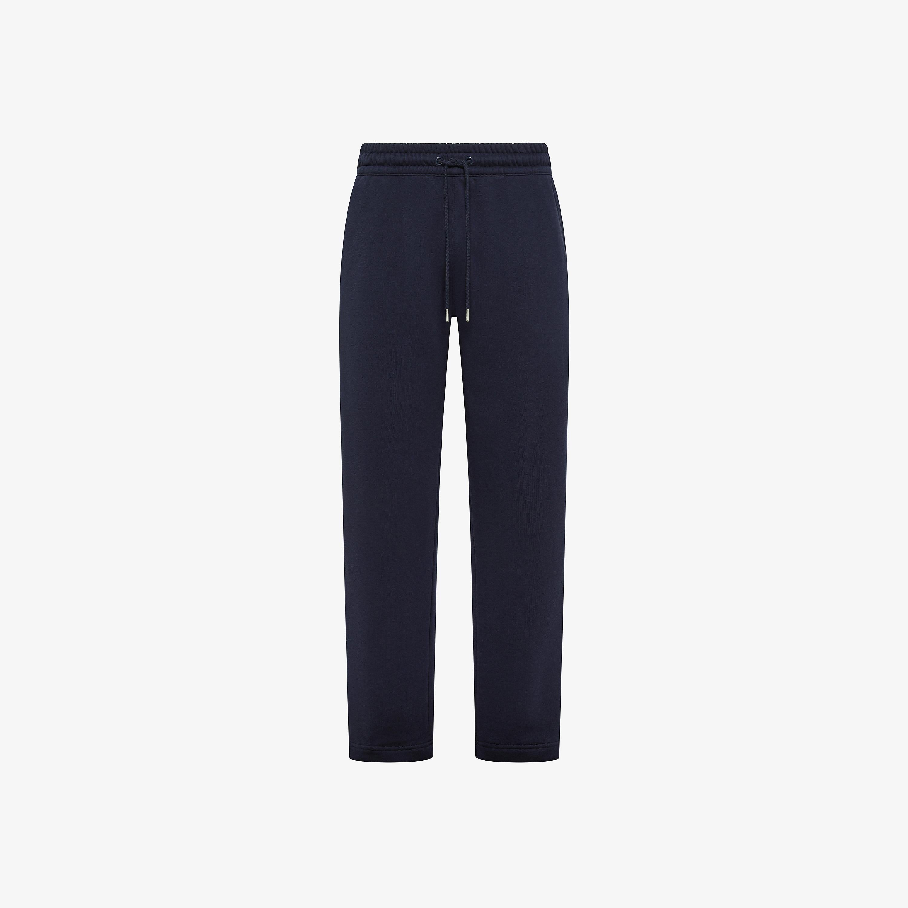 Pantaloni straight in felpa navy blue F45142 07 SUN 68 