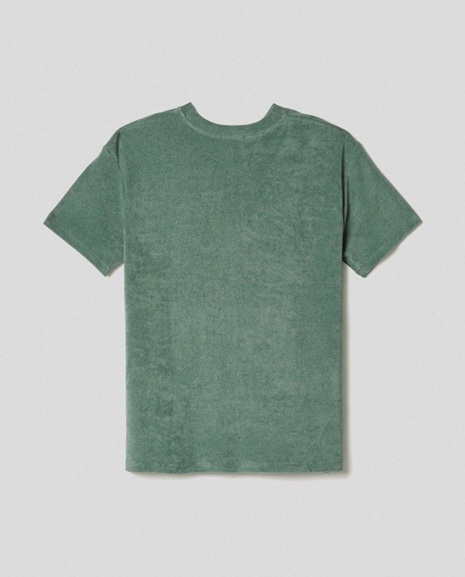 HINNOMINATE T-Shirt Uomo Spugna con ricamo-Muschio HMABM01341-PTTY0006 E35 HINNOMINATE 