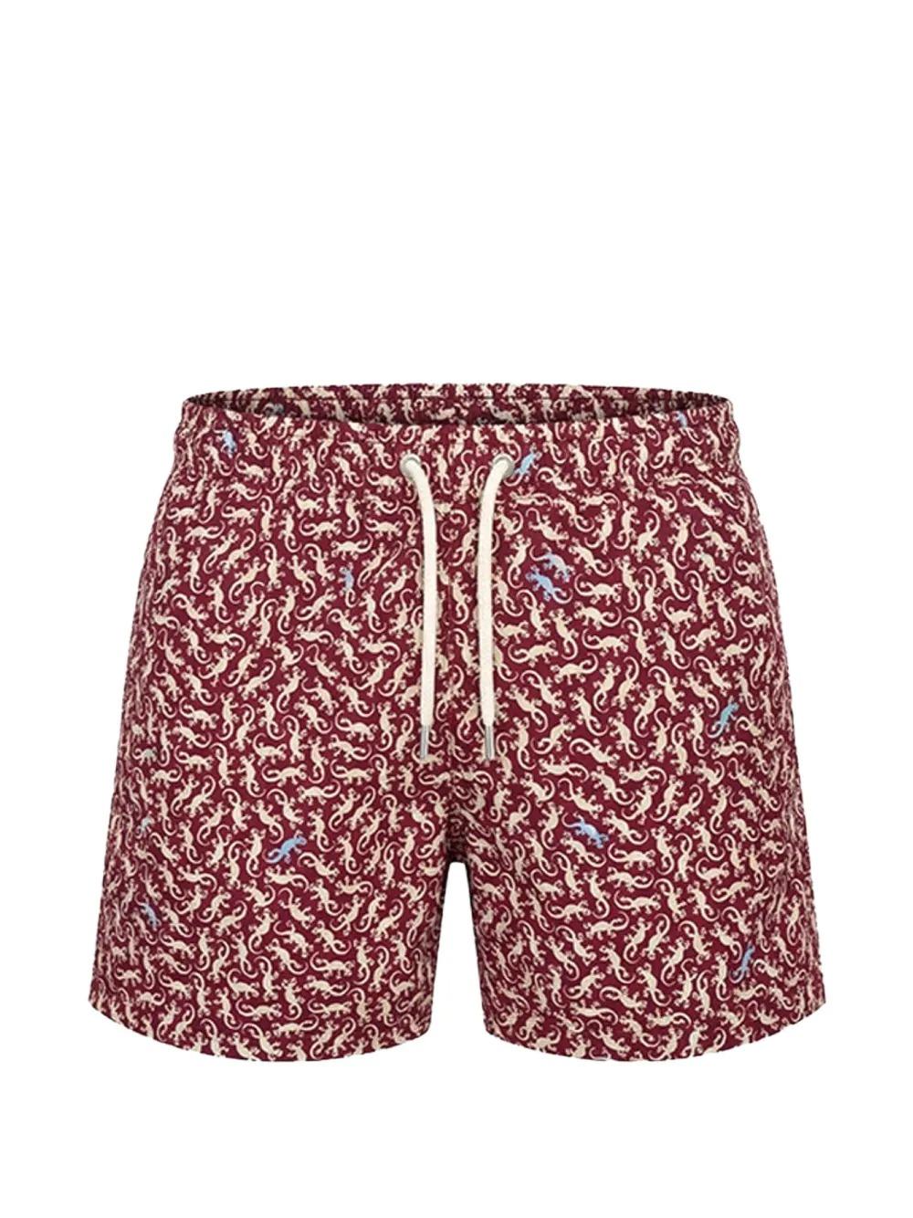 MC2 Saint Barth Kids<BR/>Jean gecko-print drawstring swim shorts JEA0022 04033L MC2 SAINT BARTH 